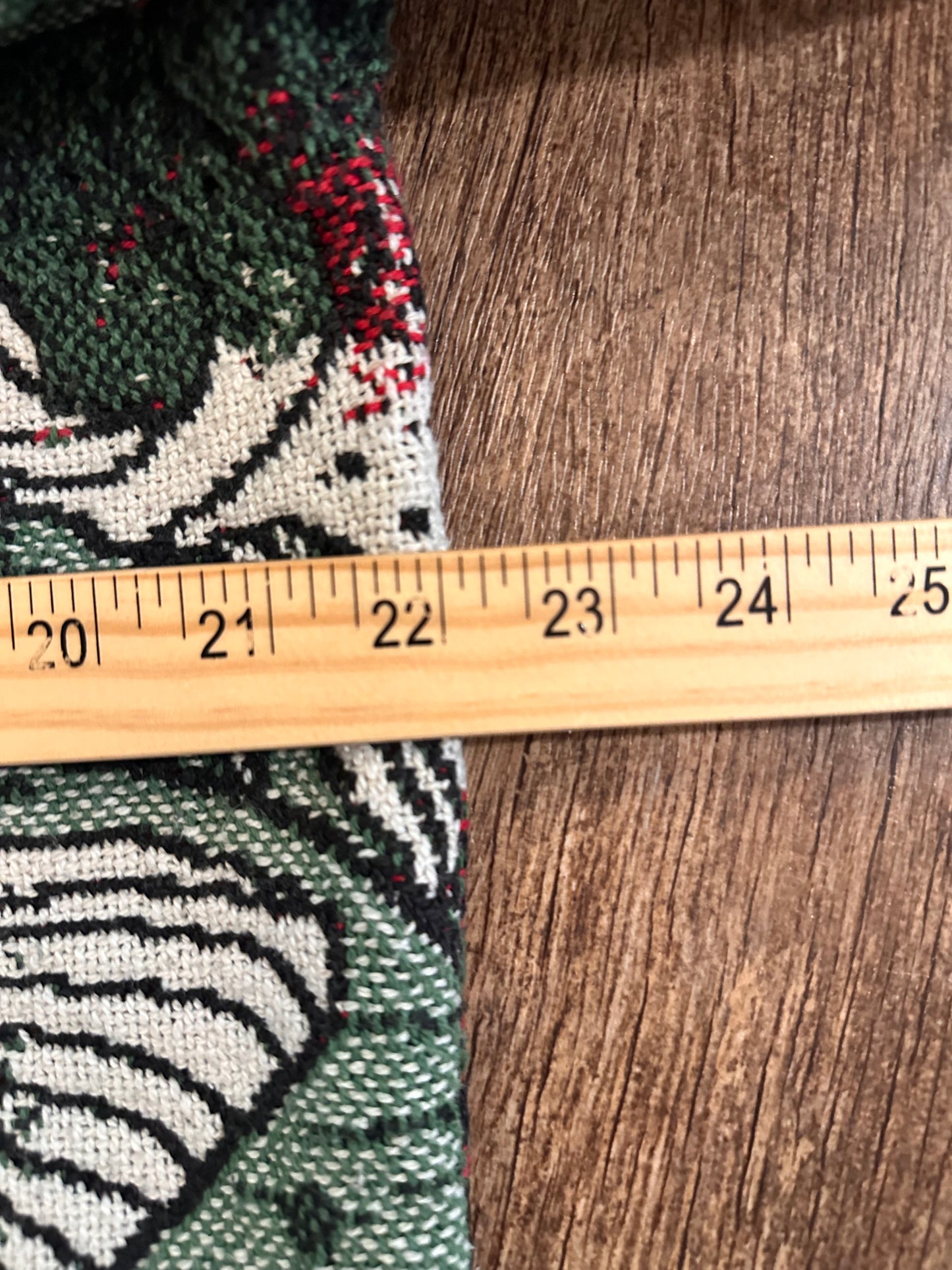 Vintage Sugar Street Tapestry Sweater (OS) Green Tipped