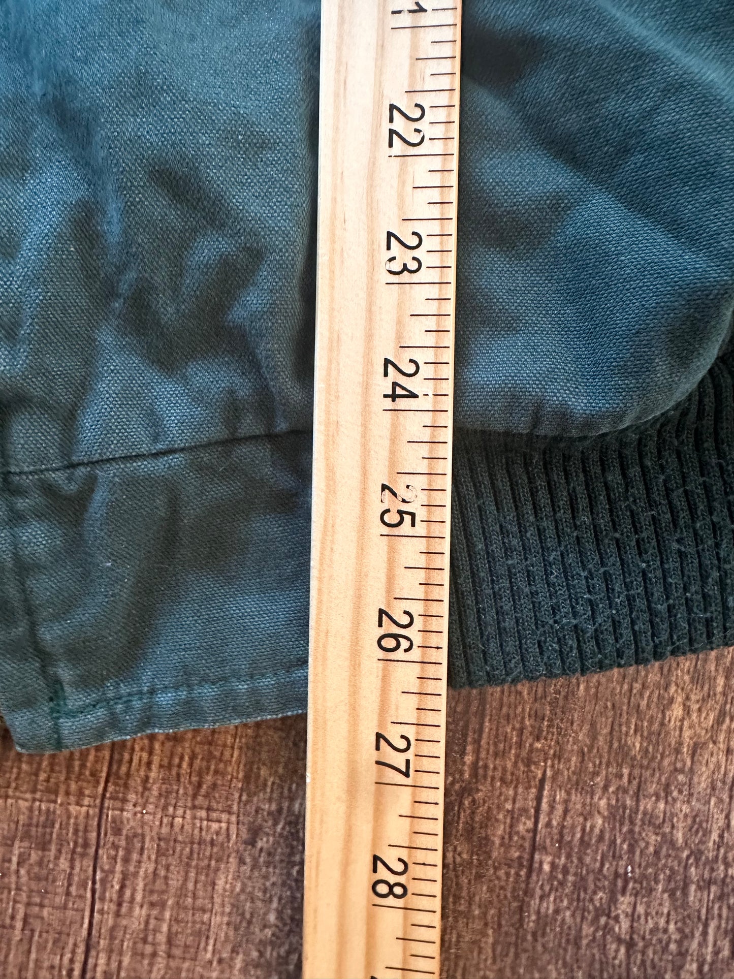 Vintage Eddie Bauer Bomber (L) Fly Fishing Lining - Cream and Green