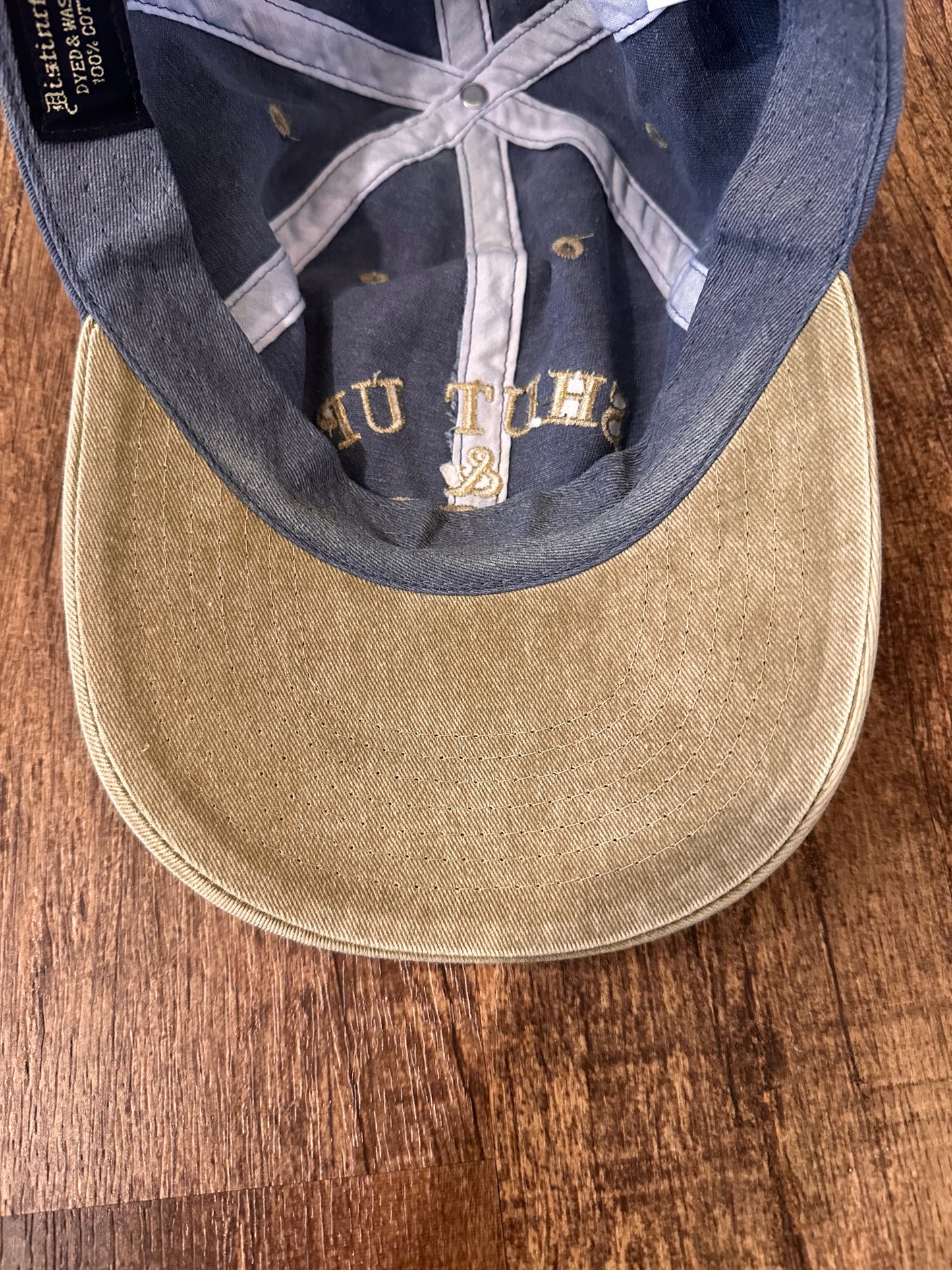 Vintage Cotton Hat “Shut up & Fish”
