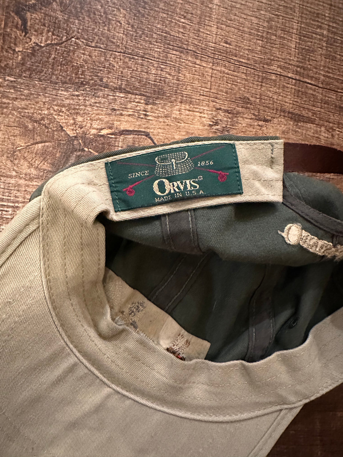 Vintage Orvis Cap Embroidered Flies