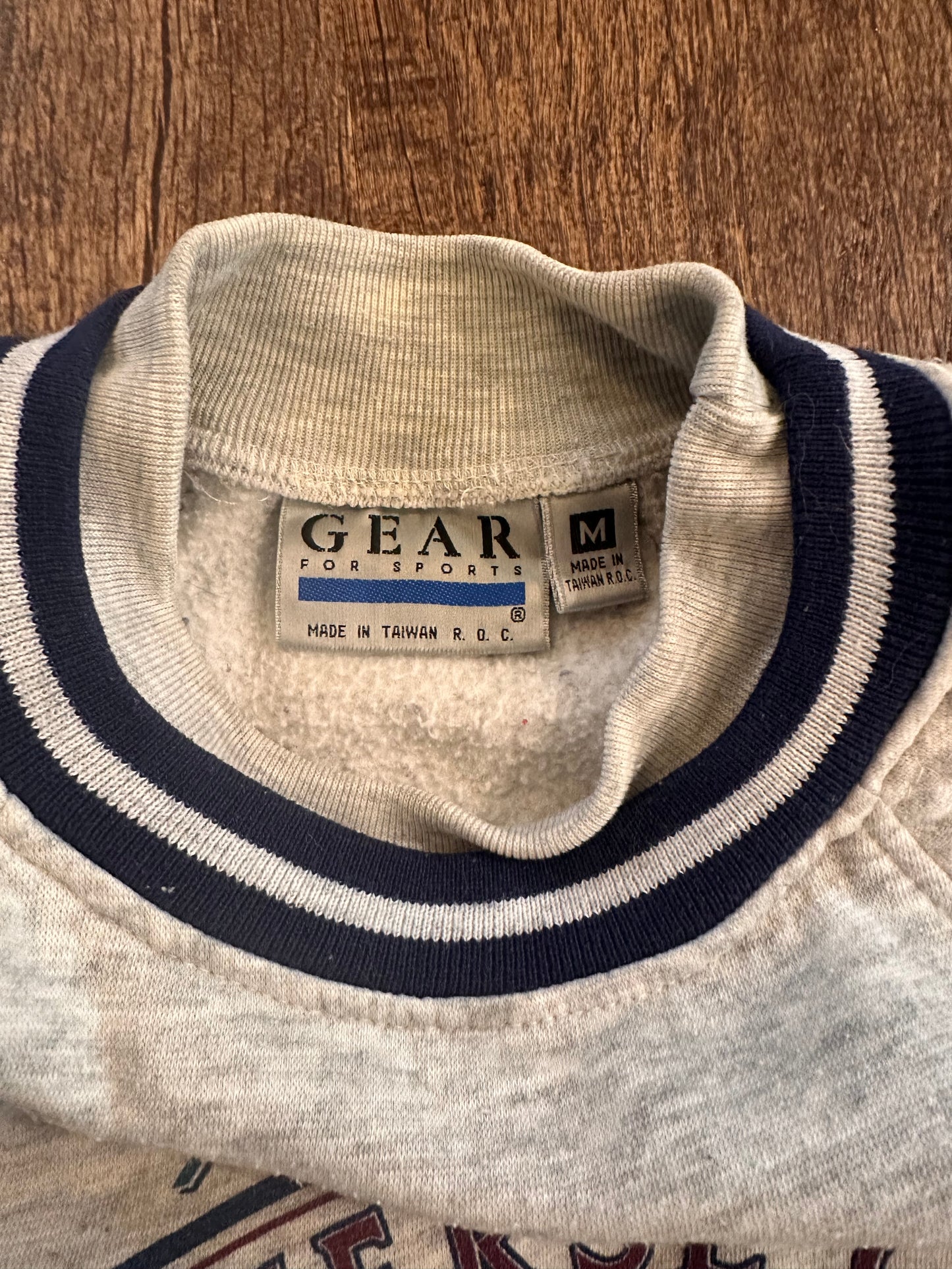 Vintage GEAR Crewneck (M) Traverse City Michigan the reel frontier