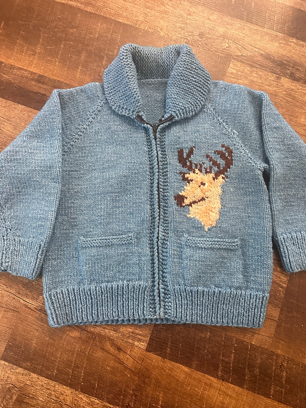 Vintage Mary Maxim 60s Cowichan Deer Sweater (L/XL)