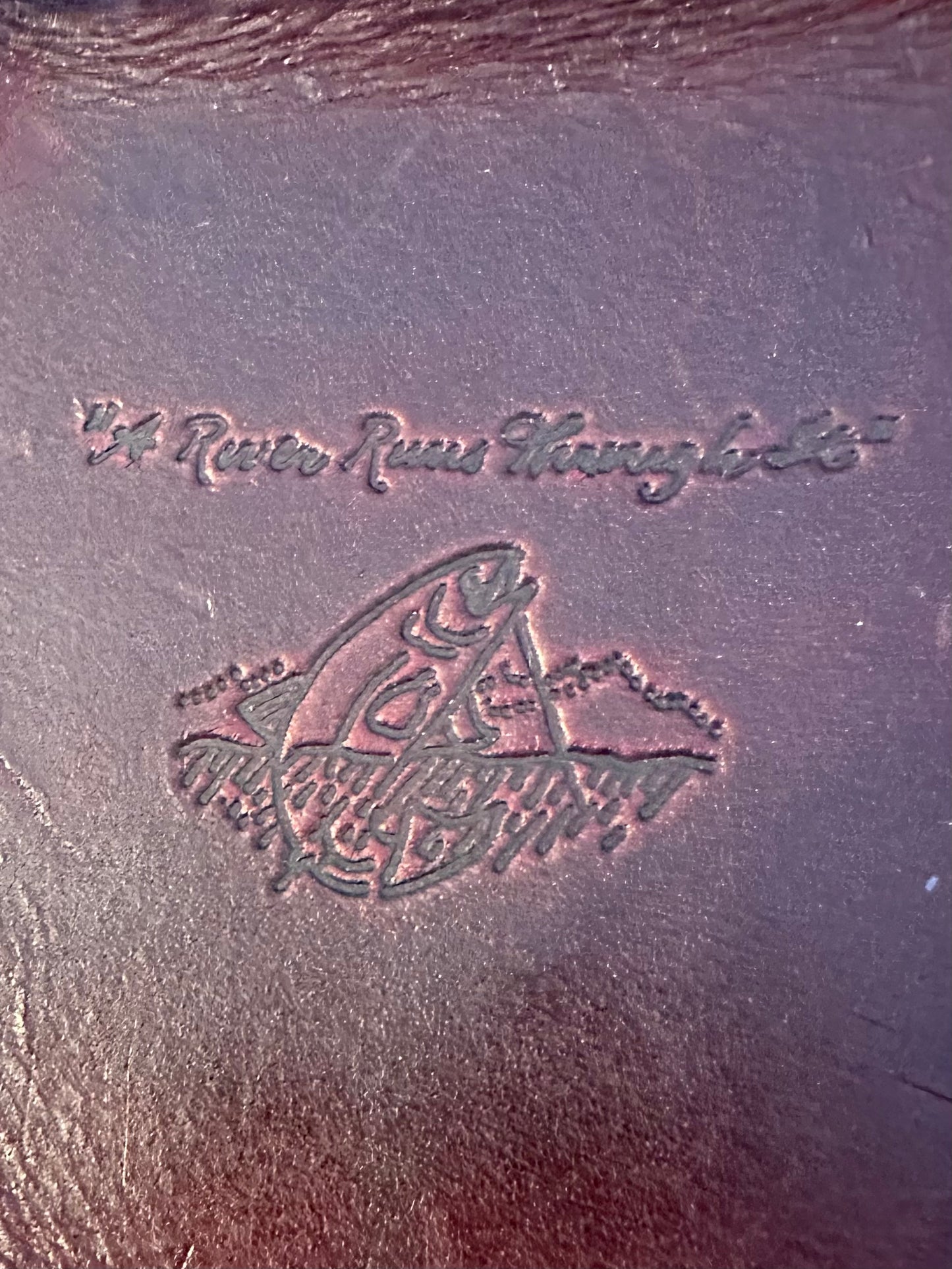 *Special - “A River Runs Through It” Vintage Leather Reel Case