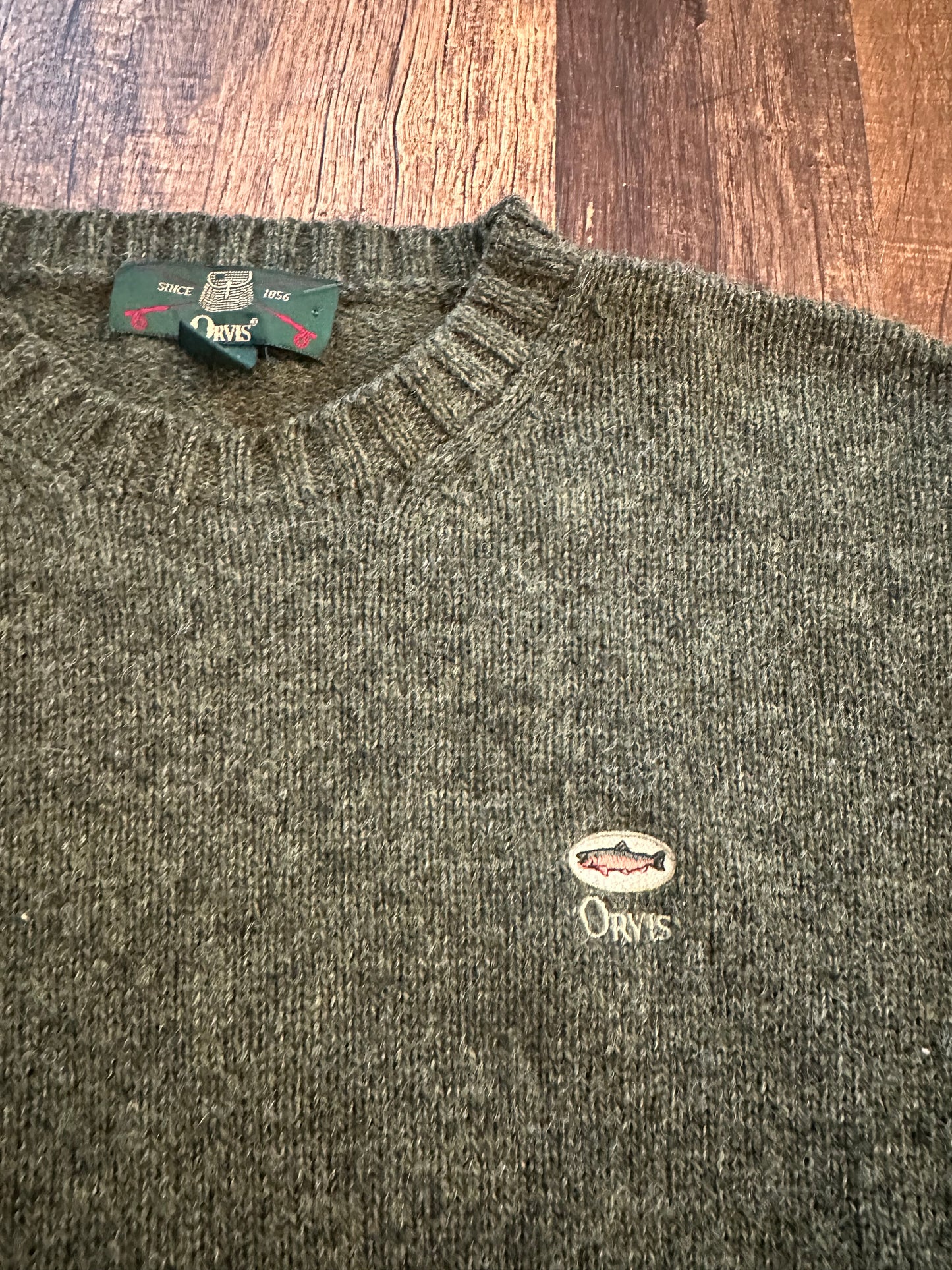 Vintage Orvis Sweater (L) 100% Shetland Wool