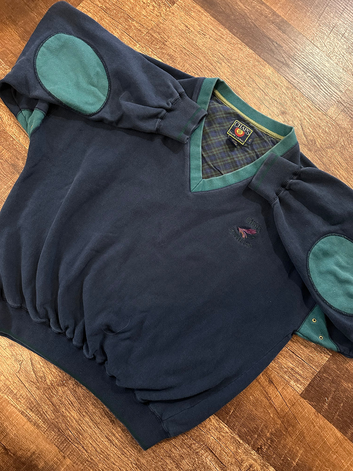 Vintage Chaps Ralph Lauren (XL) Embroidered Fly Logo