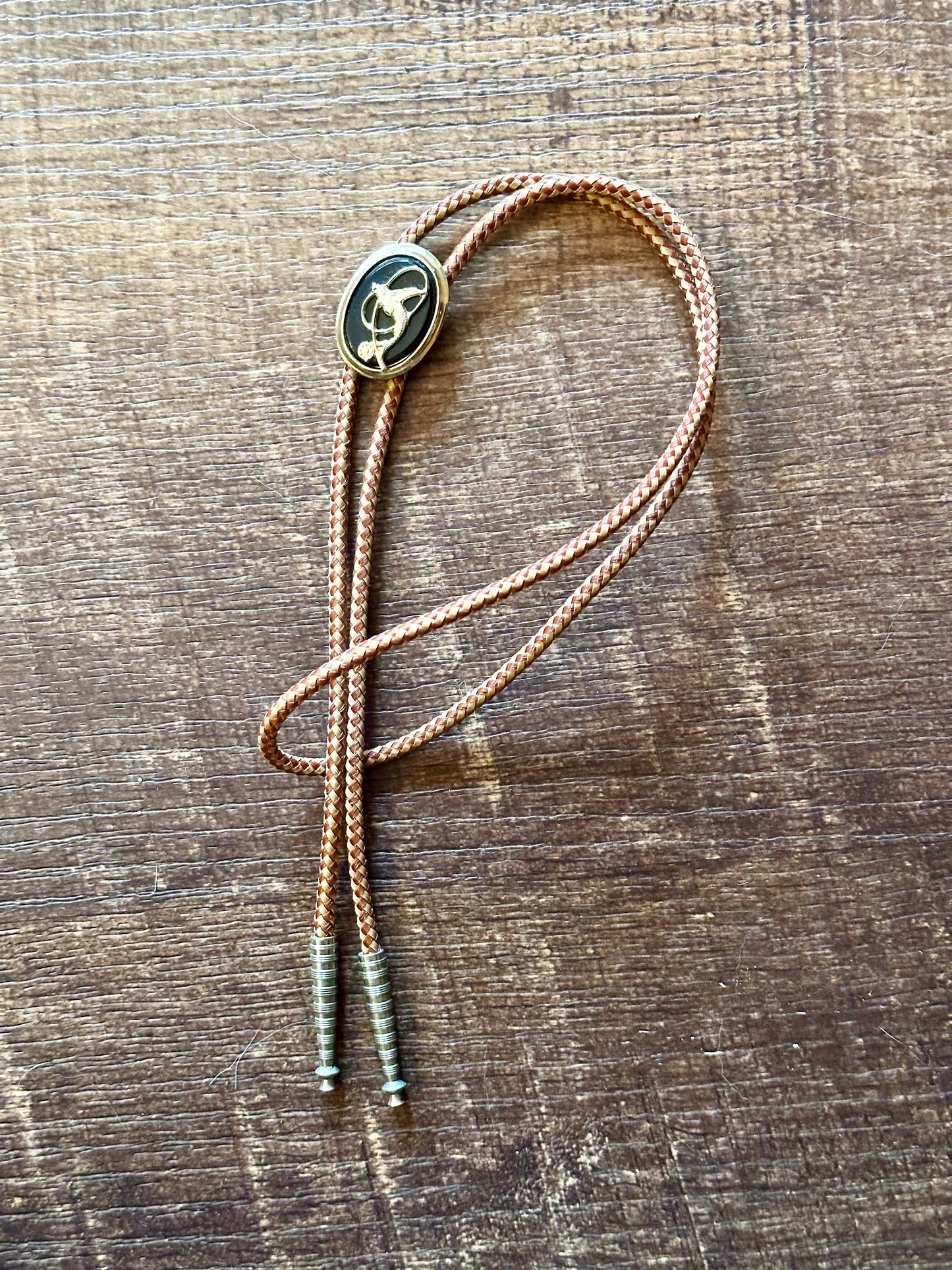 Vintage Bolo Tie - Flying Fish and Fly Reel