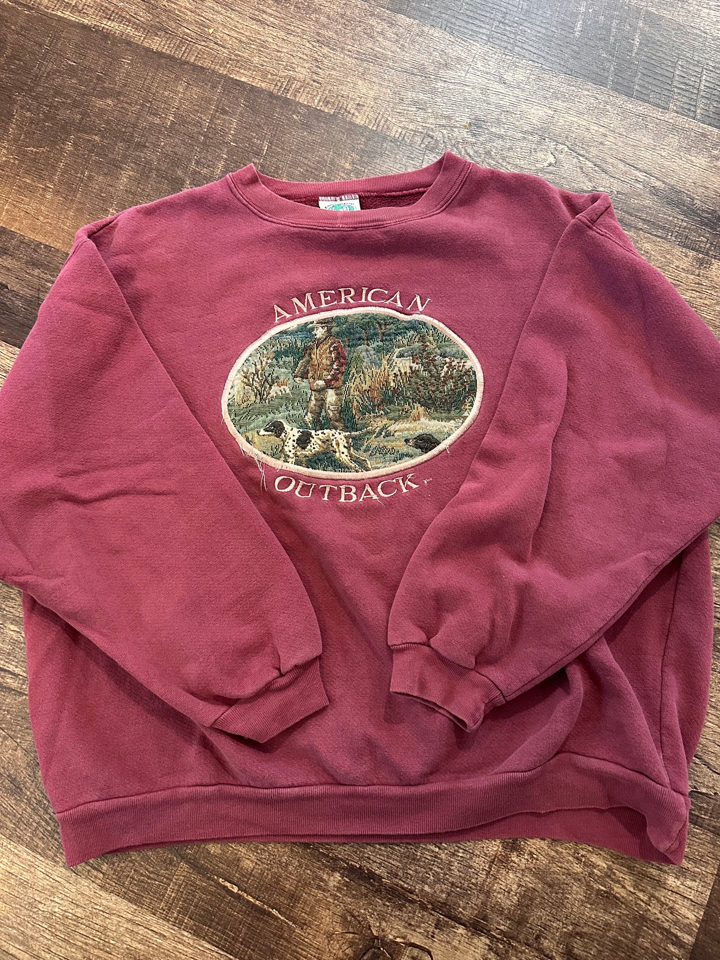Vintage Environmental Artwear Crew (L) American Outback Tapestry