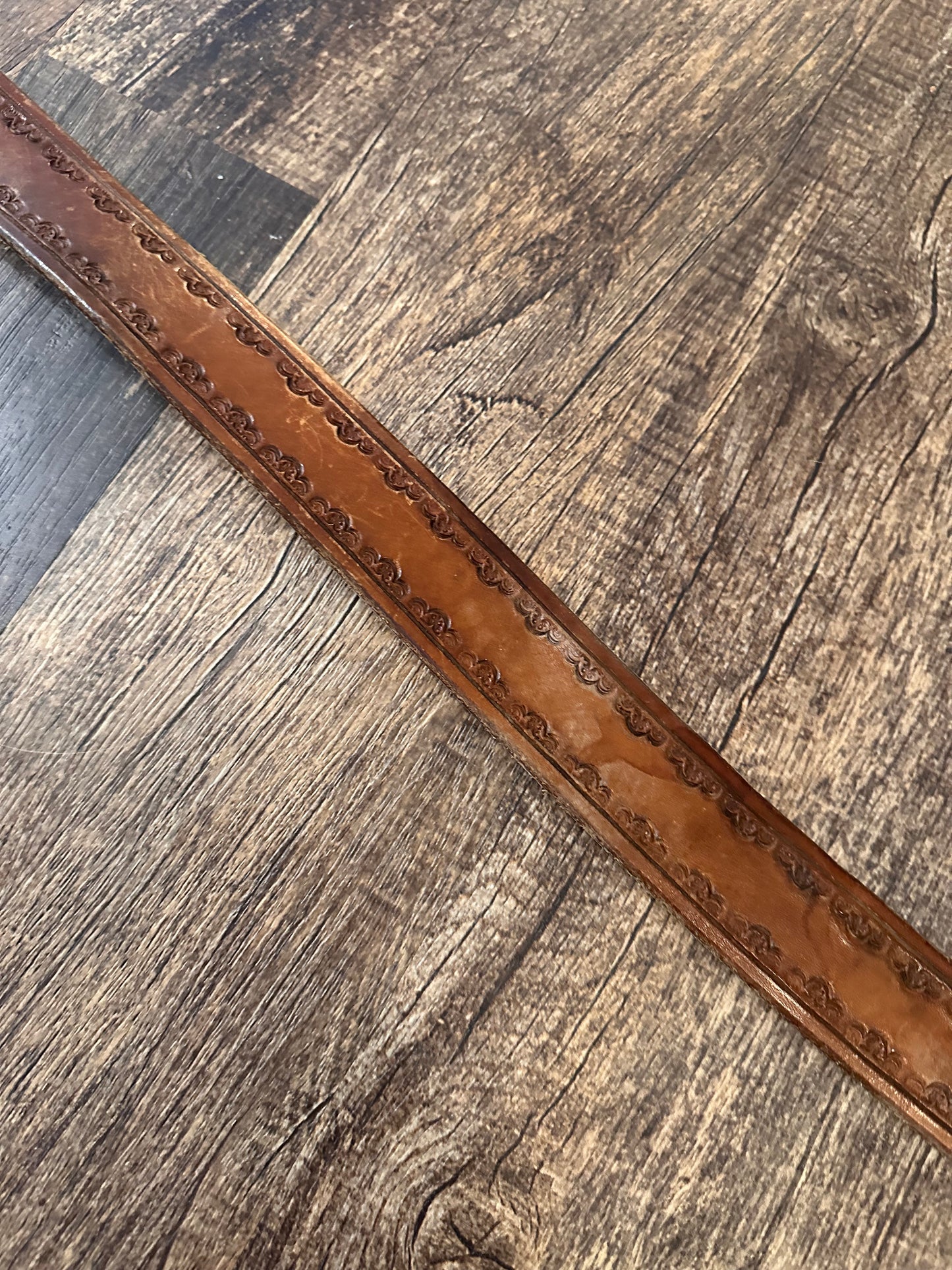 Vintage Western Hunting Leather Belt