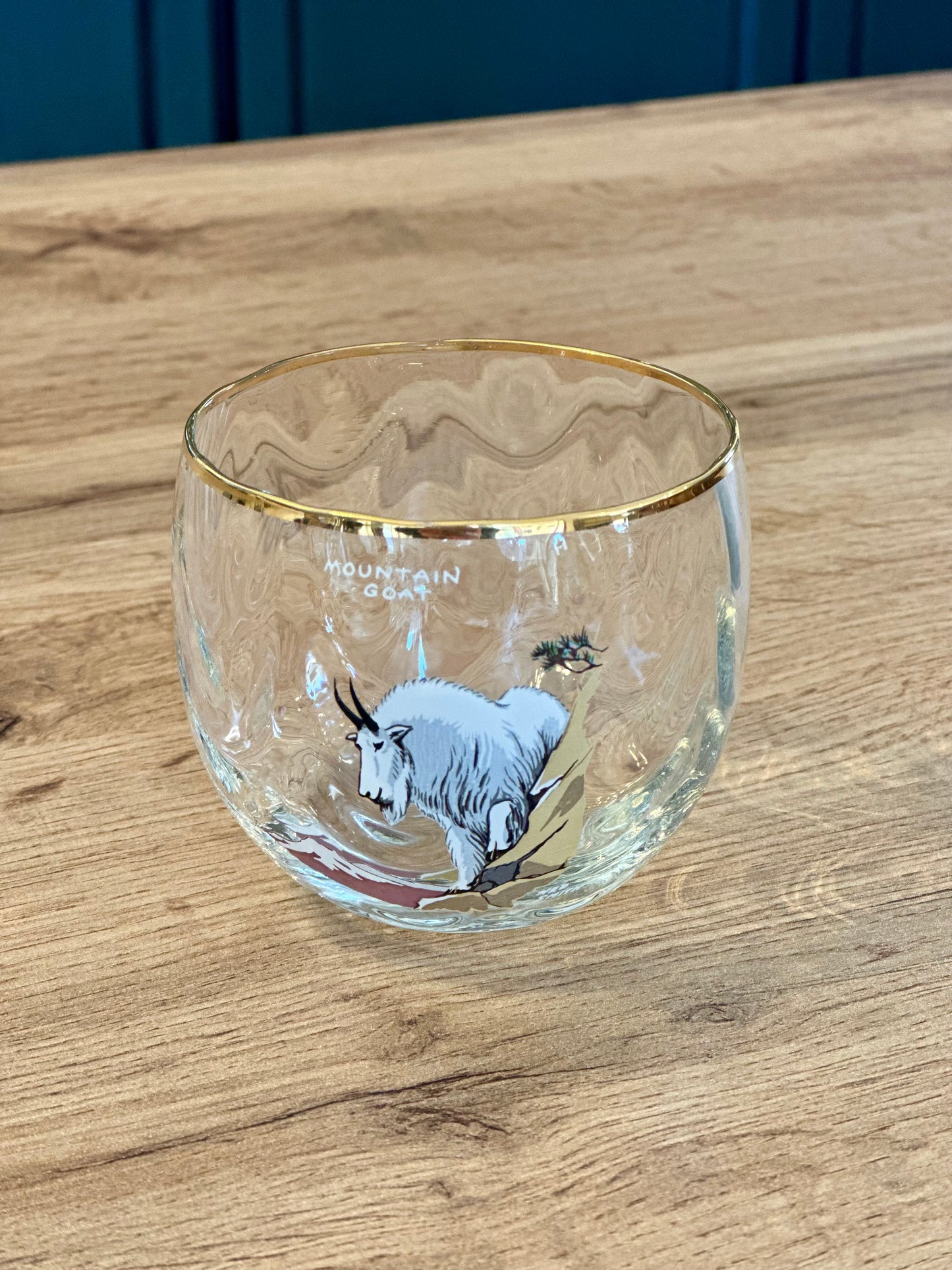 RARE 🥃 Ned Smith “Big Game” Low Ball Whiskey Glasses (Set of 8)