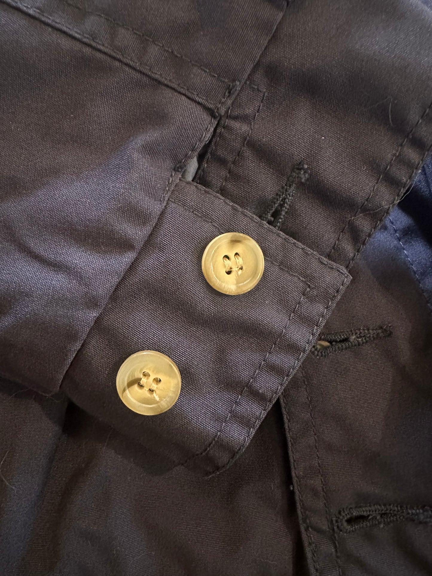 Vintage Eddie Bauer Bomber Jacket (XL) Fly Lining - Navy
