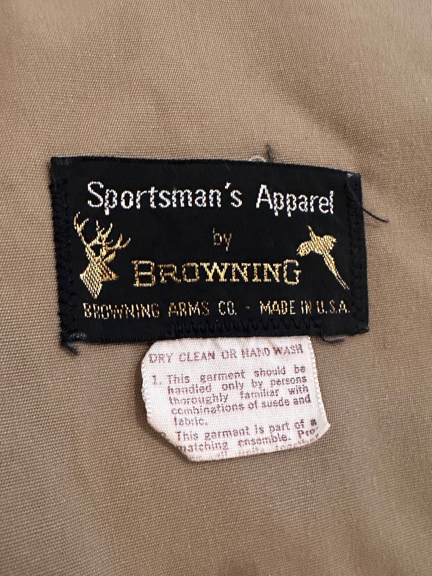 Vintage Browning Hunting Patch Vest (L?)