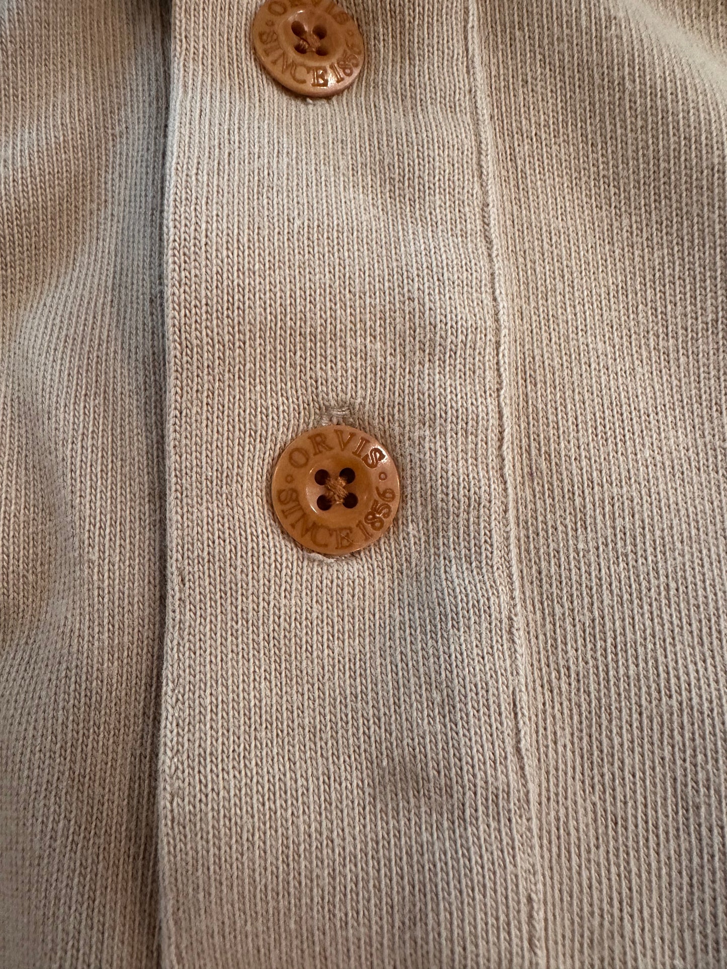 Vintage Orvis Rugby Longsleeve (L) Embroidered Logo