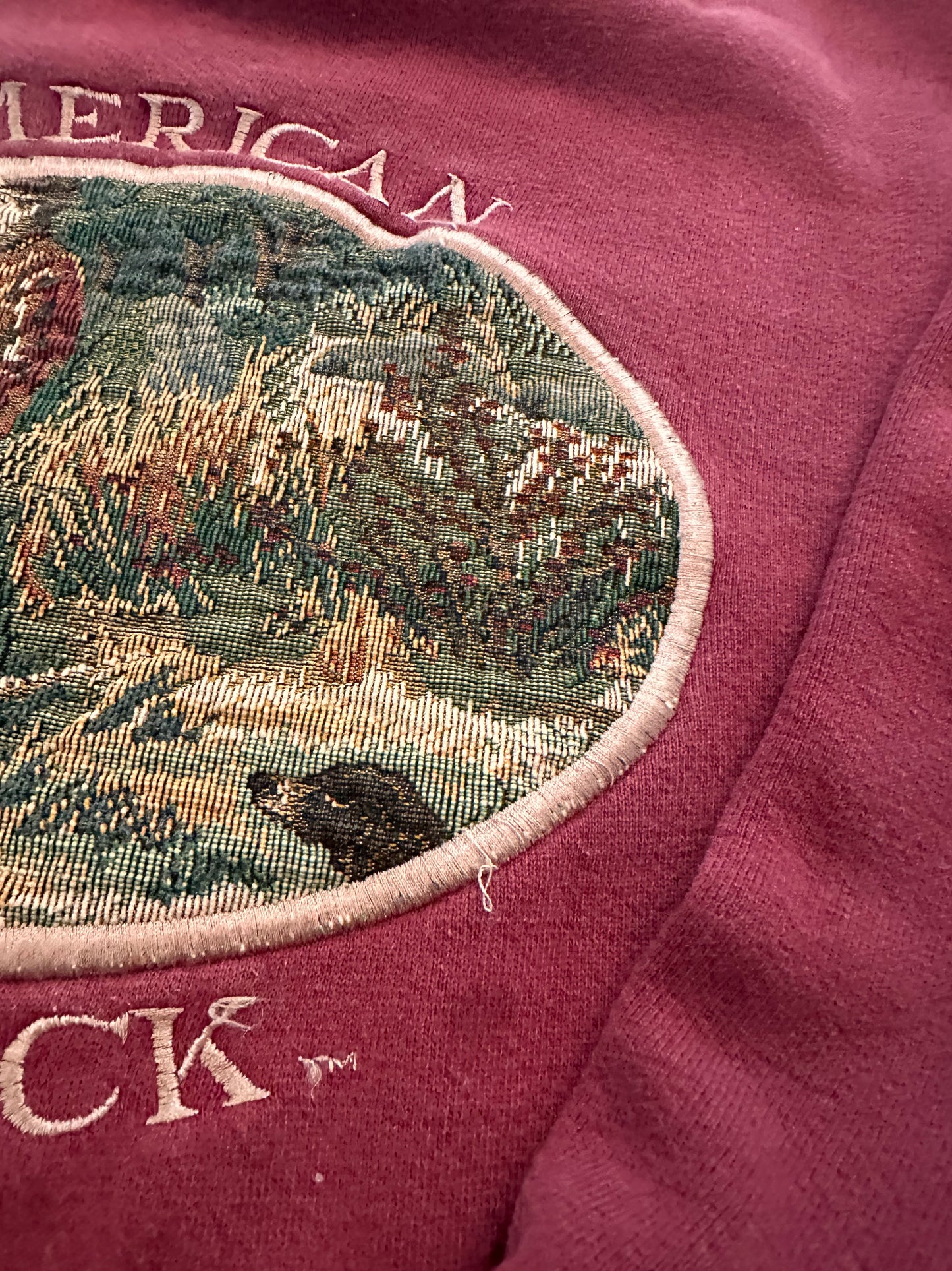 Vintage Environmental Artwear Crew (L) American Outback Tapestry
