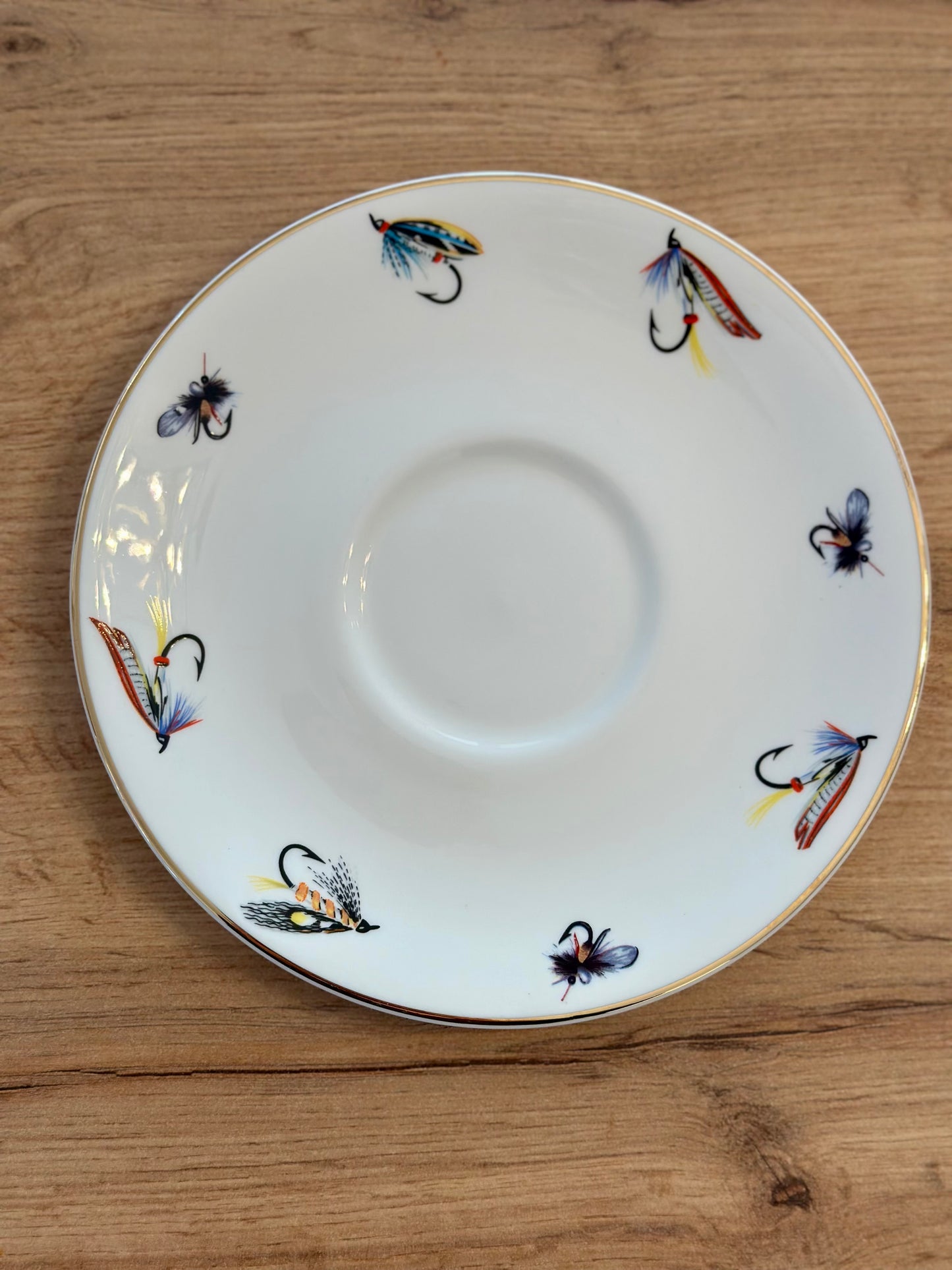 Rare 1980s Eximious “To The Lord and Master” Fly Lure Tea/Coffee/Soup Cup