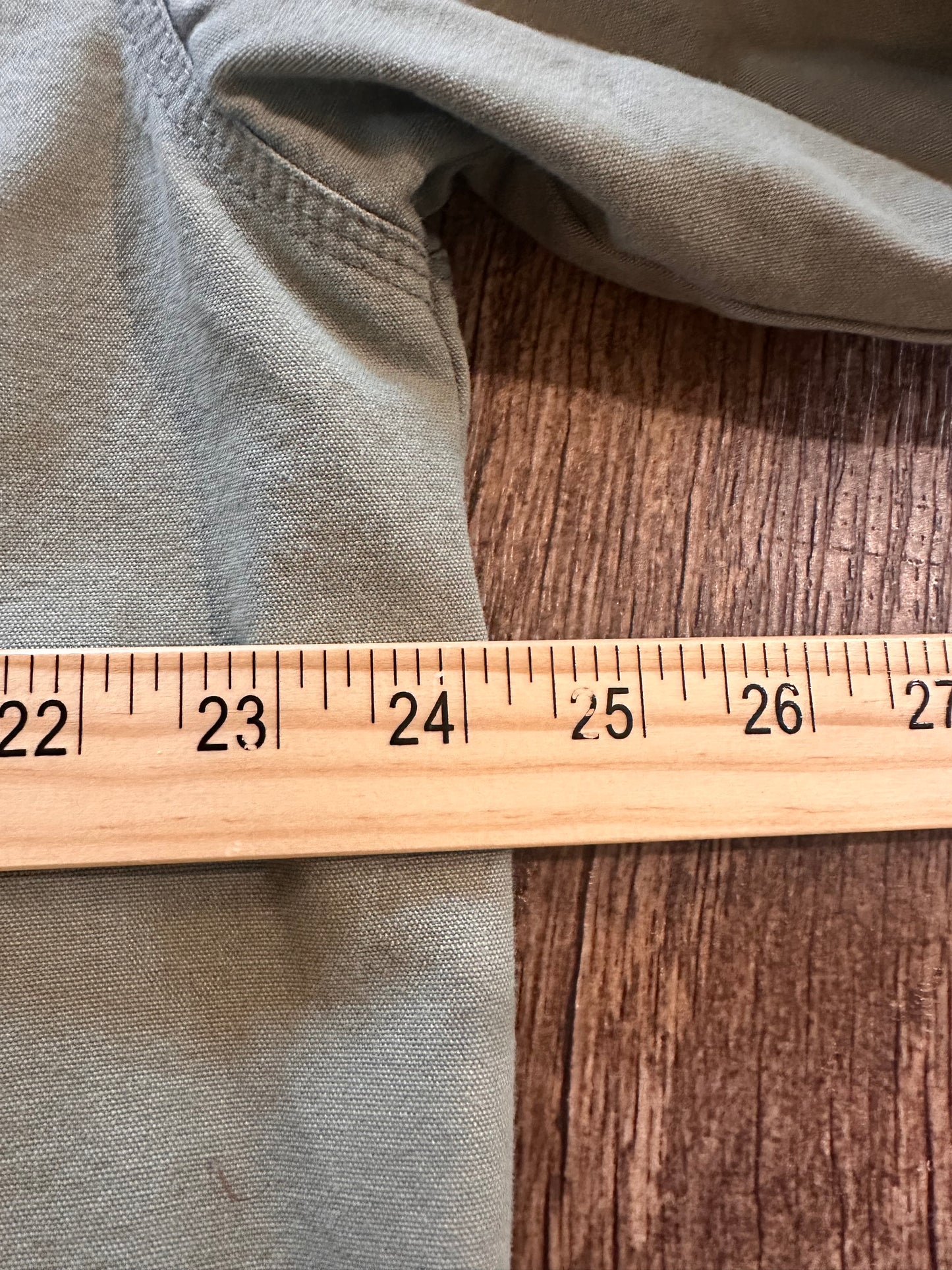 Vintage Woolrich Chore Coat (L) Fly Fishing Lining - Olive