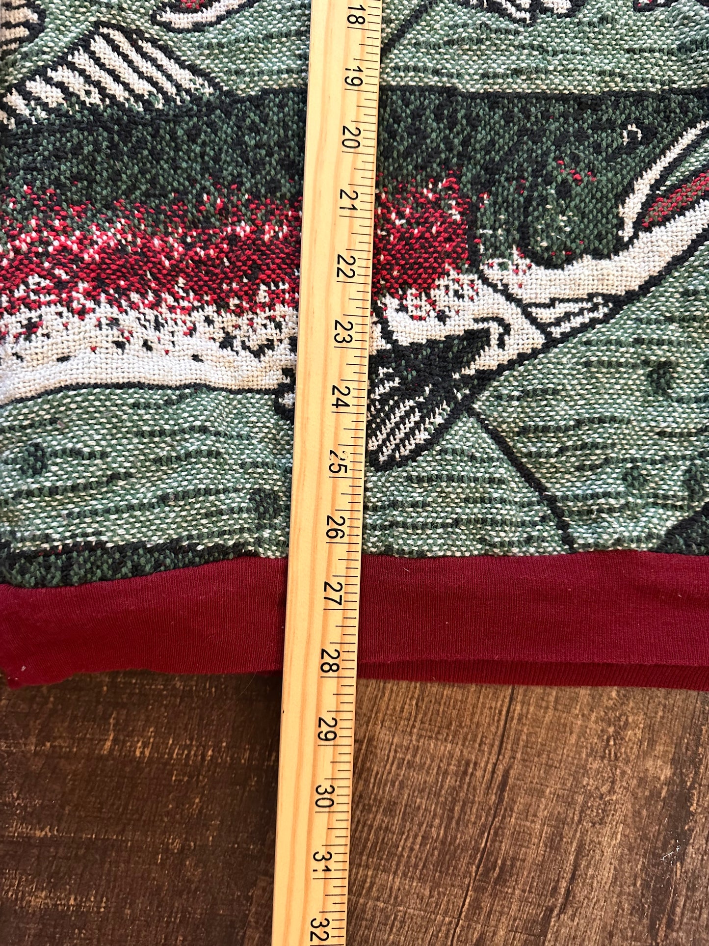 Vintage Sugar Street Fly Fishing Trout Tapestry Sweater (OS)