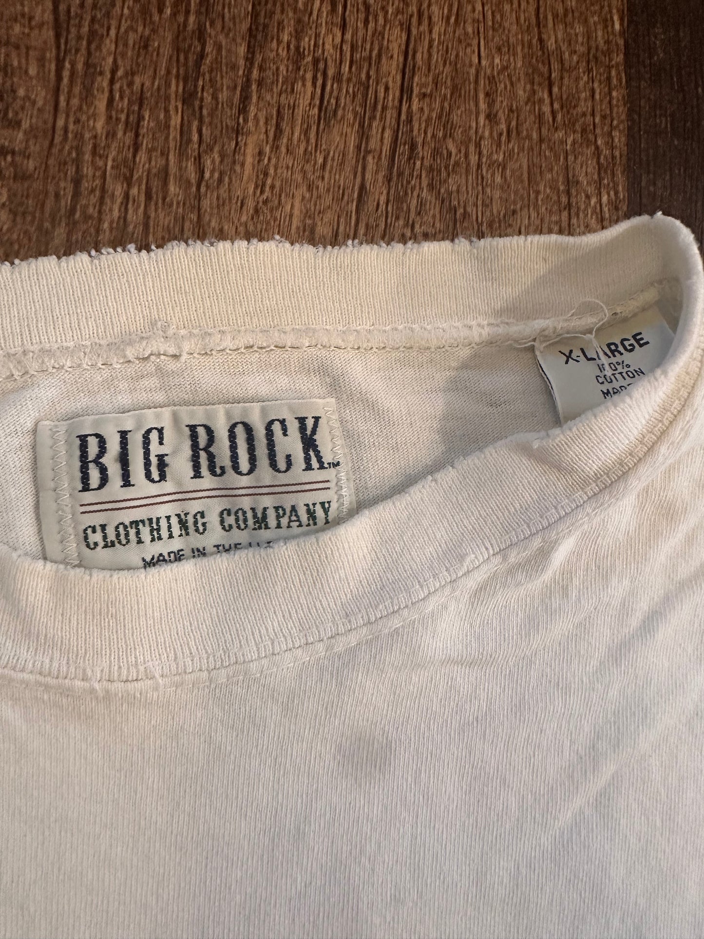 Vintage Big Rock Light Distress T-Shirt (XL) Trouts