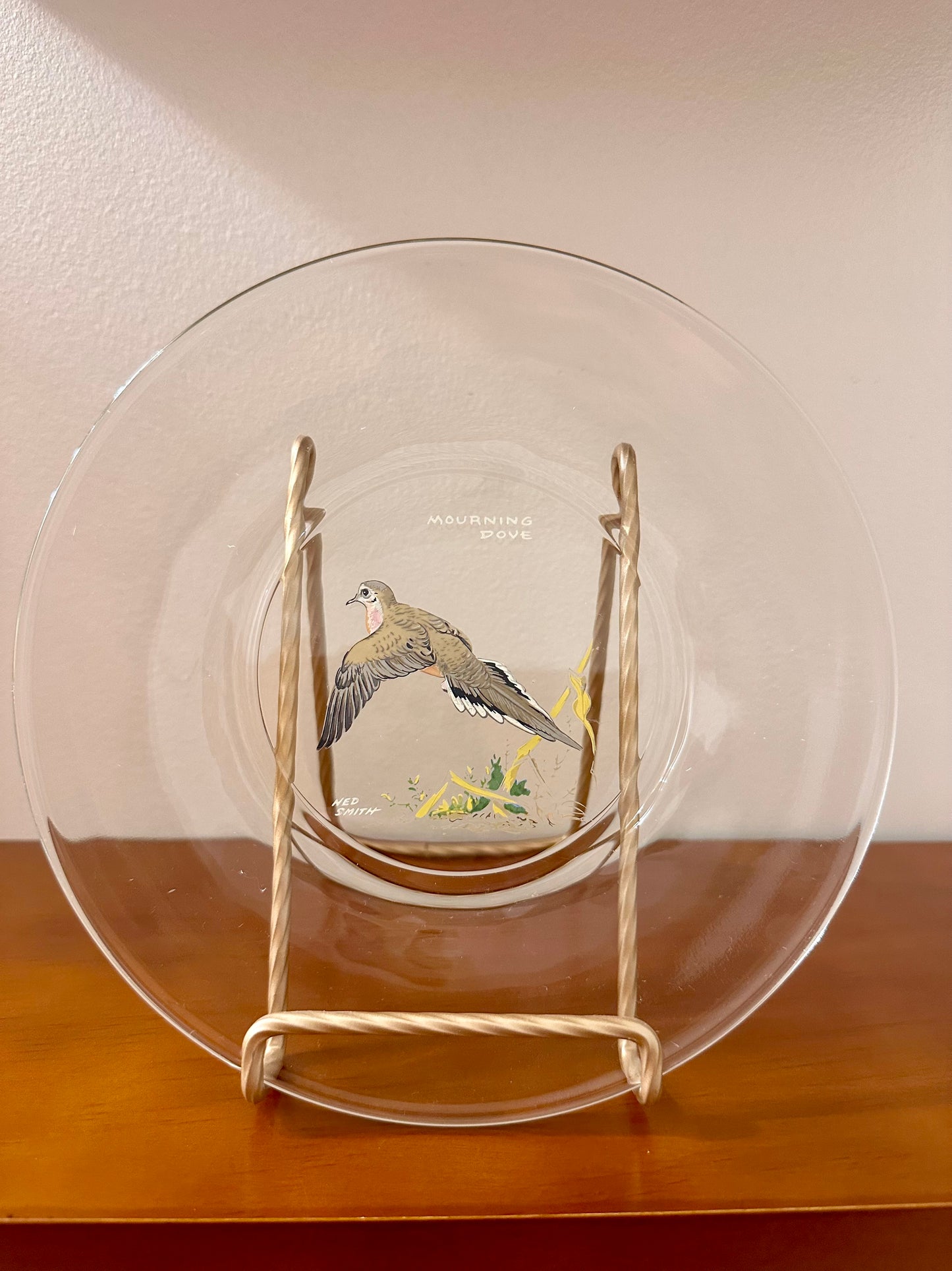 Vintage 1970s Ned Smith “Game Birds” Appetizer / Dessert Plates (Set of 7)