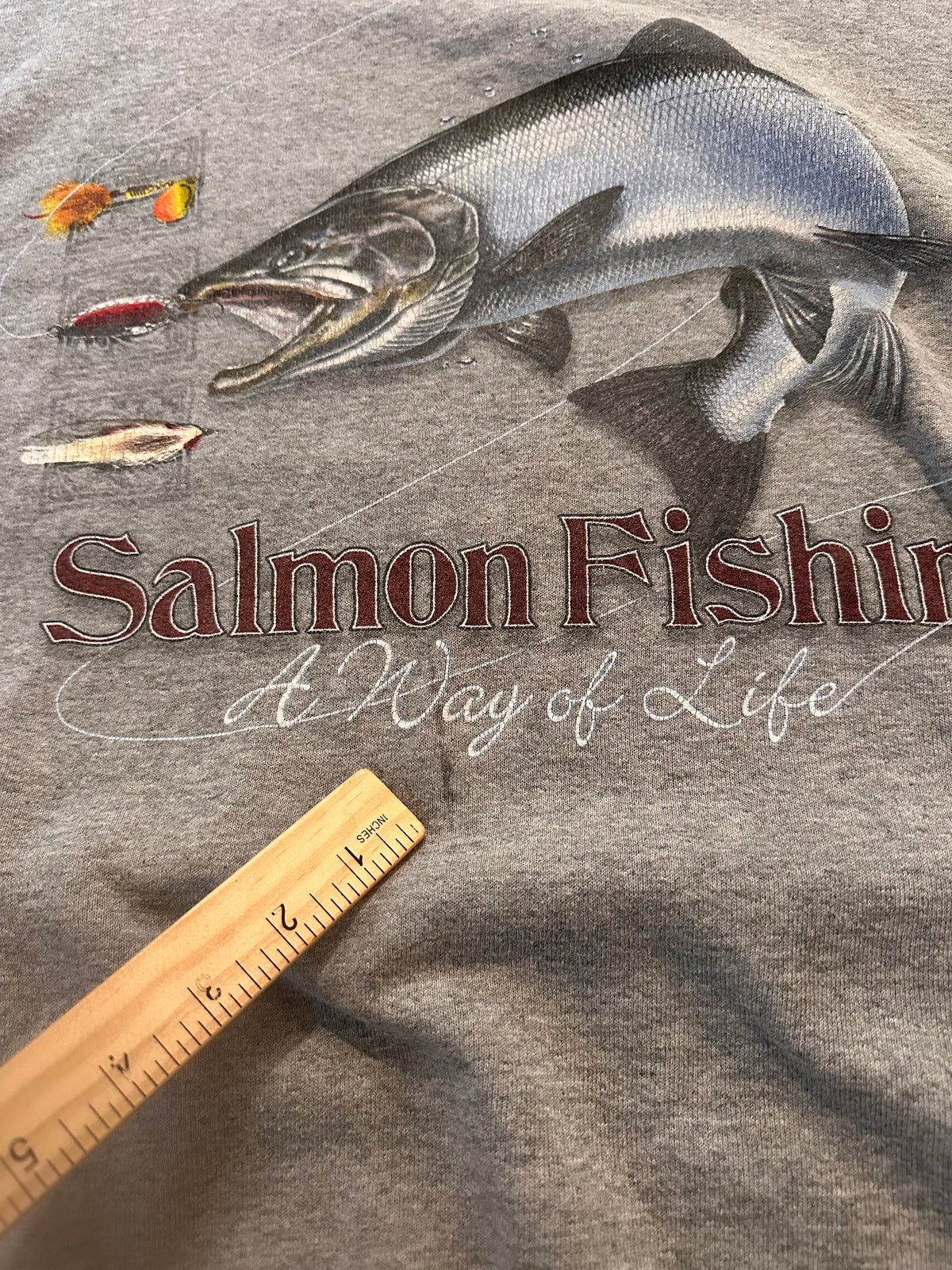 Vintage Salmon Fishing Crewneck (XL)