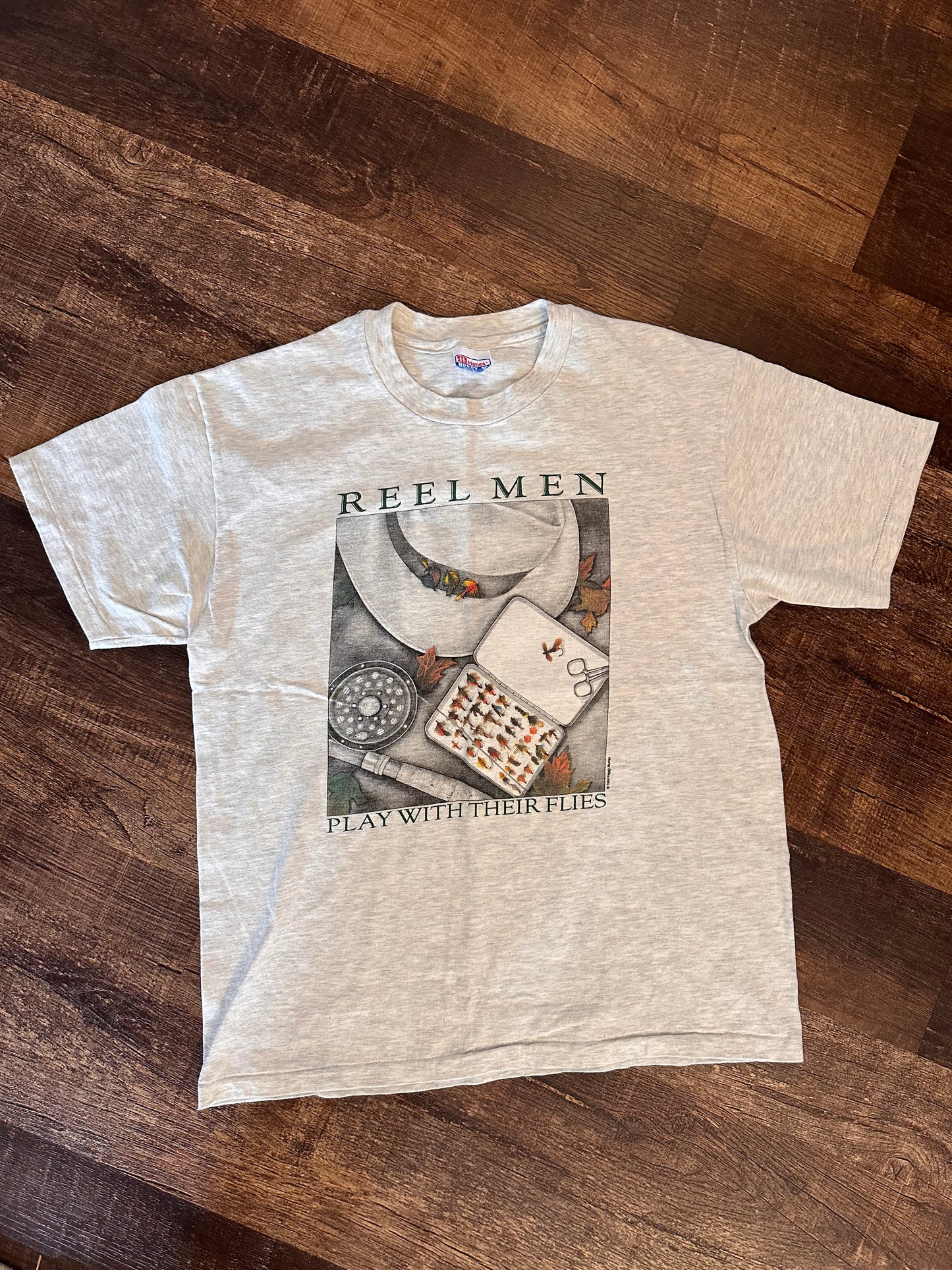 Vintage T - (M/L) Reel Men Play With Their Flies