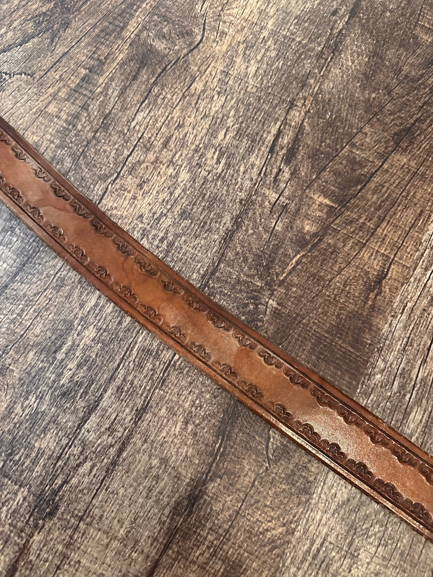 Vintage Western Hunting Leather Belt