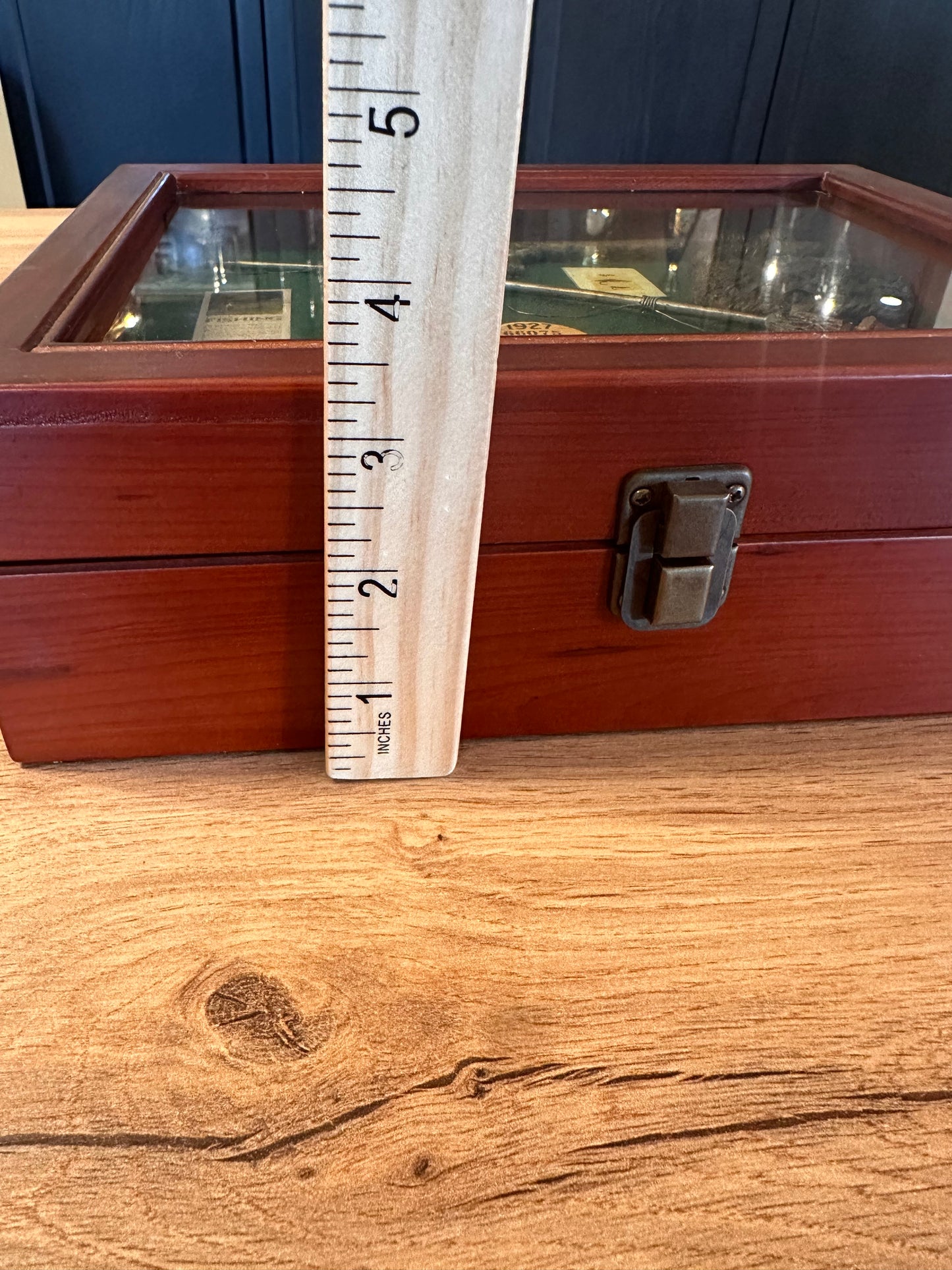 Vintage Fly Fishing Shadow Storage Box