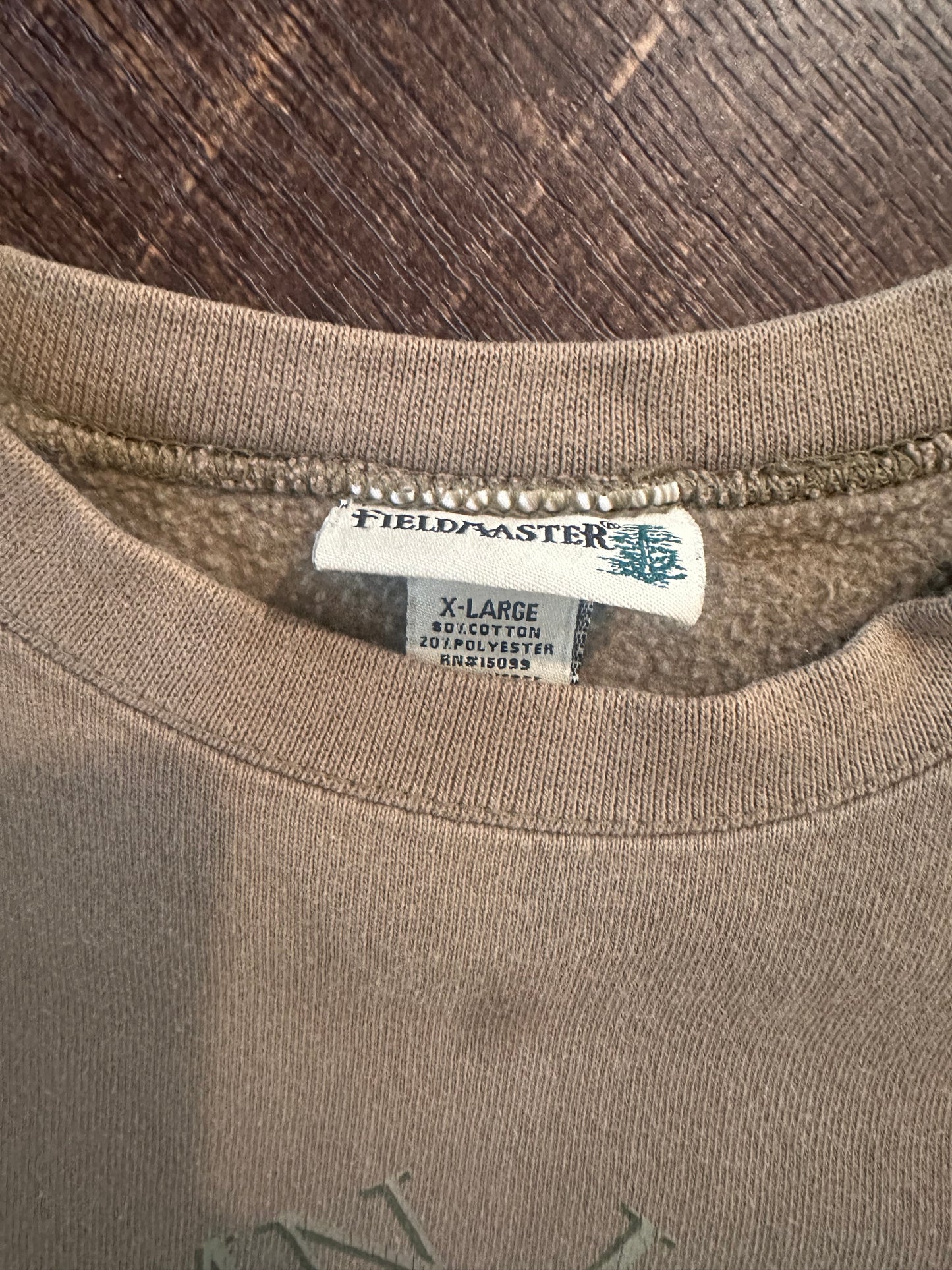 Vintage FieldMaster Crewneck (XL) Autumn Journey Embroidered Ducks