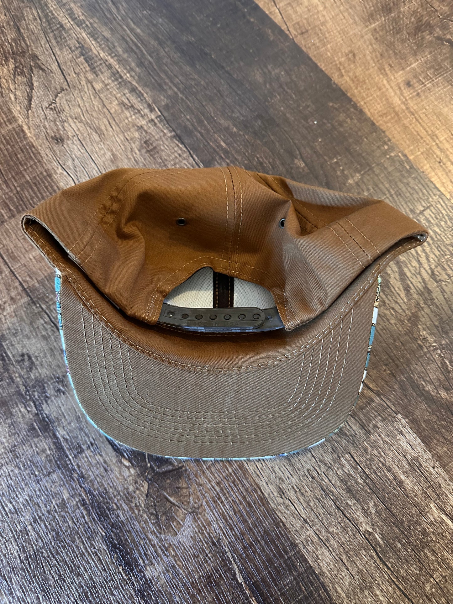 Vintage Budweiser Sportsman SnapBack Hat - Fish Print