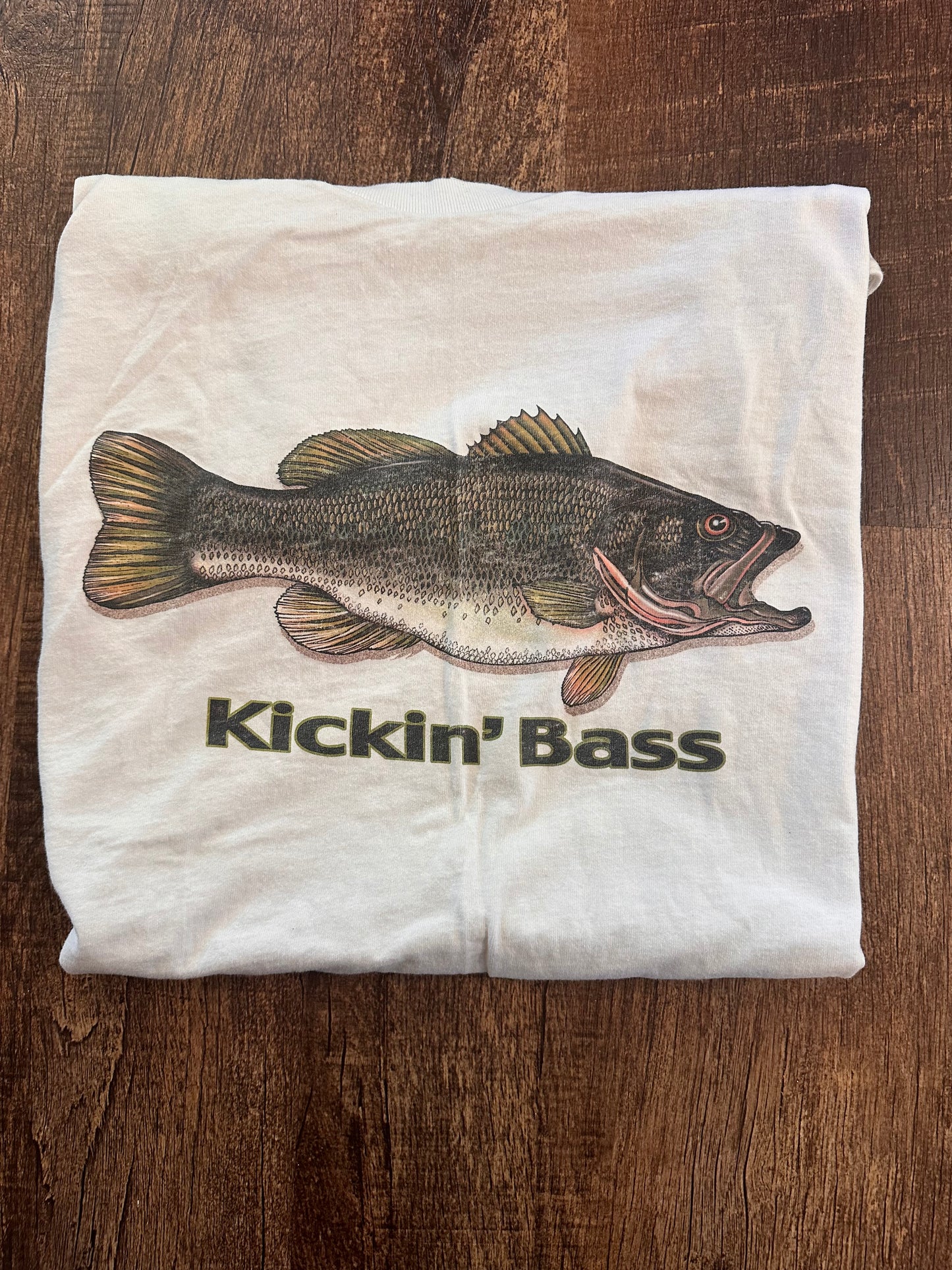 Vintage FotL T (L) Kickin Bass - White