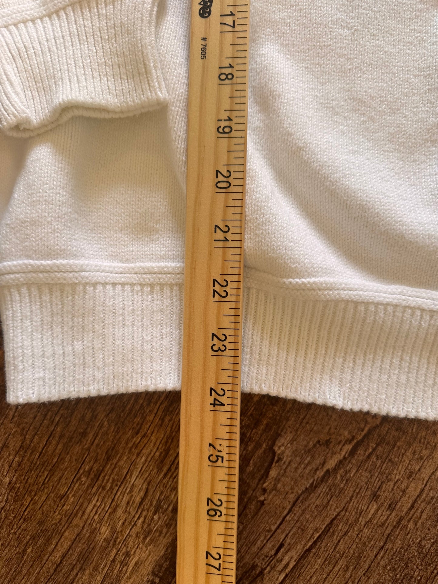Vintage Orvis Sweater (S) Lady Golfers - White
