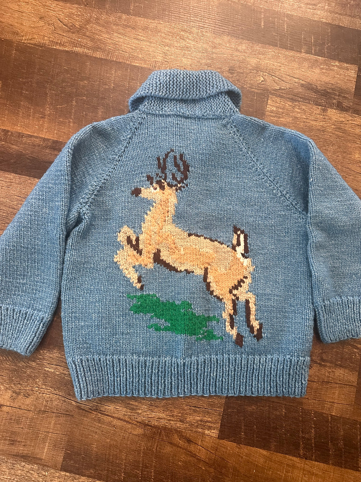 Vintage Mary Maxim 60s Cowichan Deer Sweater (L/XL)