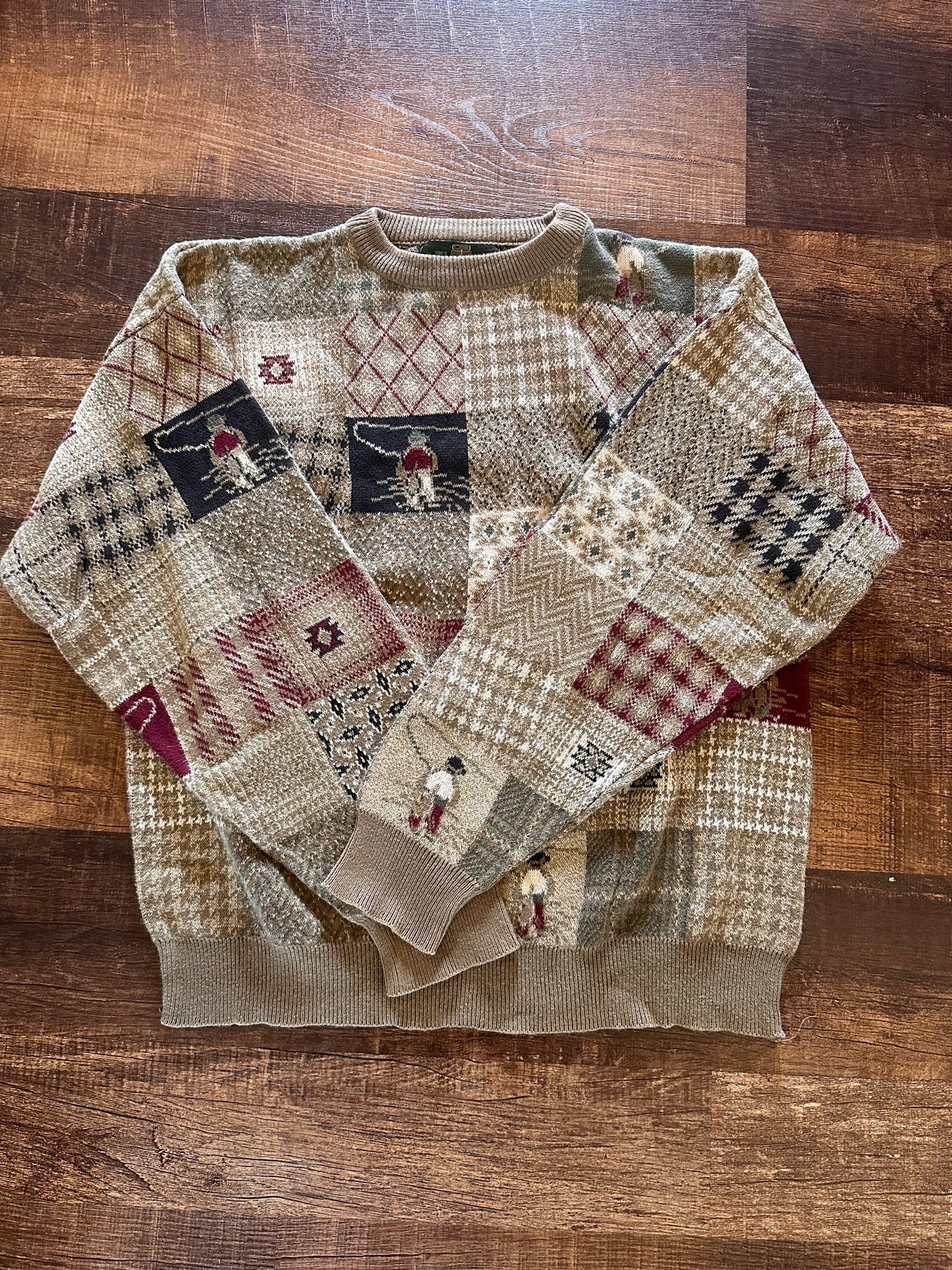 Vintage Orvis Crewneck (M) Fly Fisherman Motif