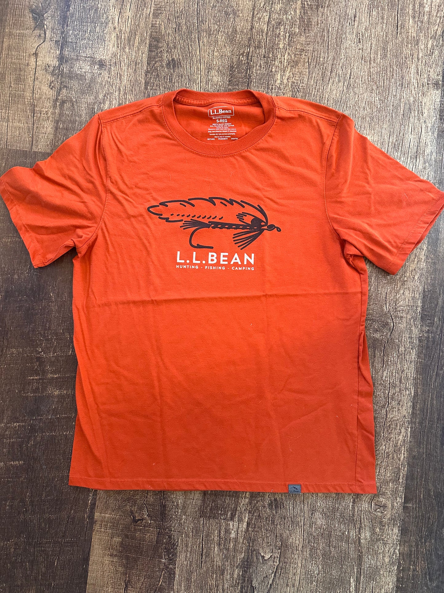 L.L. Bean T (S) Orange