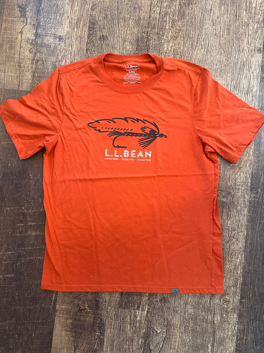 L.L. Bean T (S) Orange