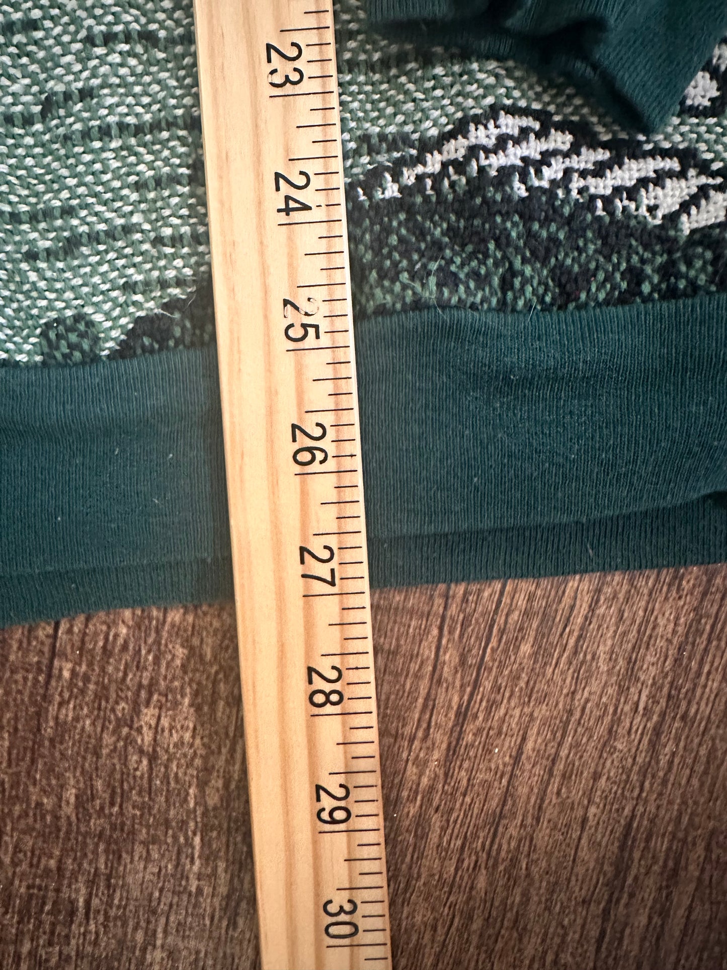 Vintage Sugar Street Tapestry Sweater (OS) Green Tipped