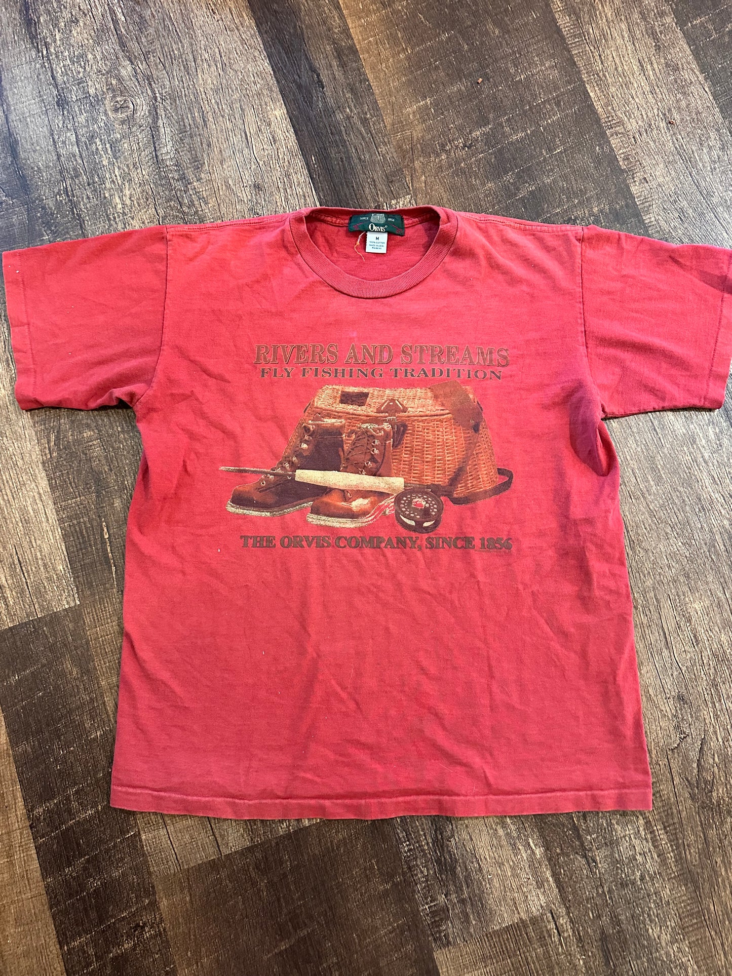 Vintage Orvis T (M) Rivers and Streams - Red