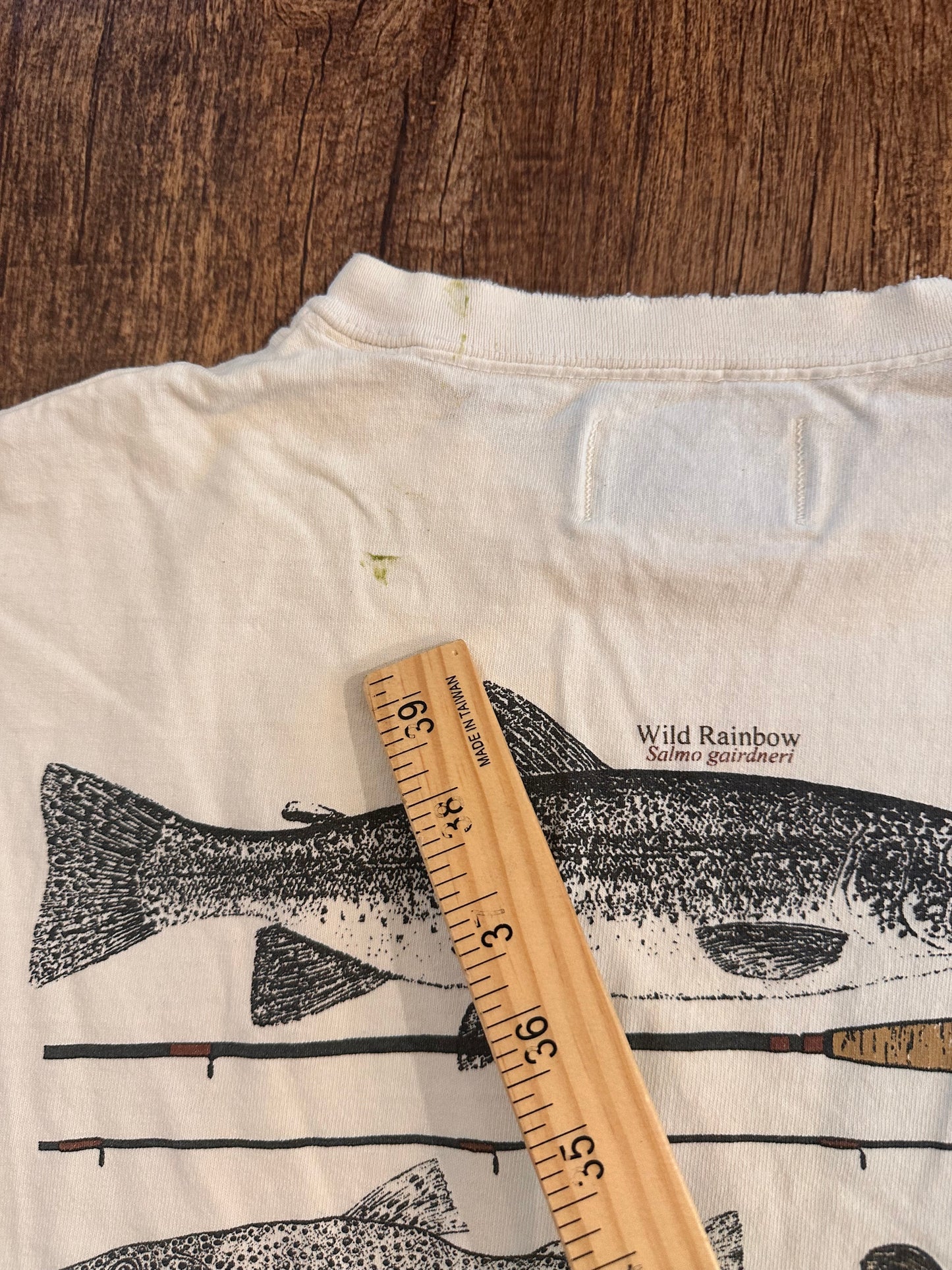 Vintage Big Rock Light Distress T-Shirt (XL) Trouts