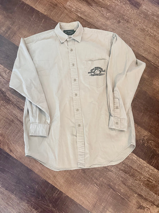 Vintage Polo Country RL Button Down (M) Beige