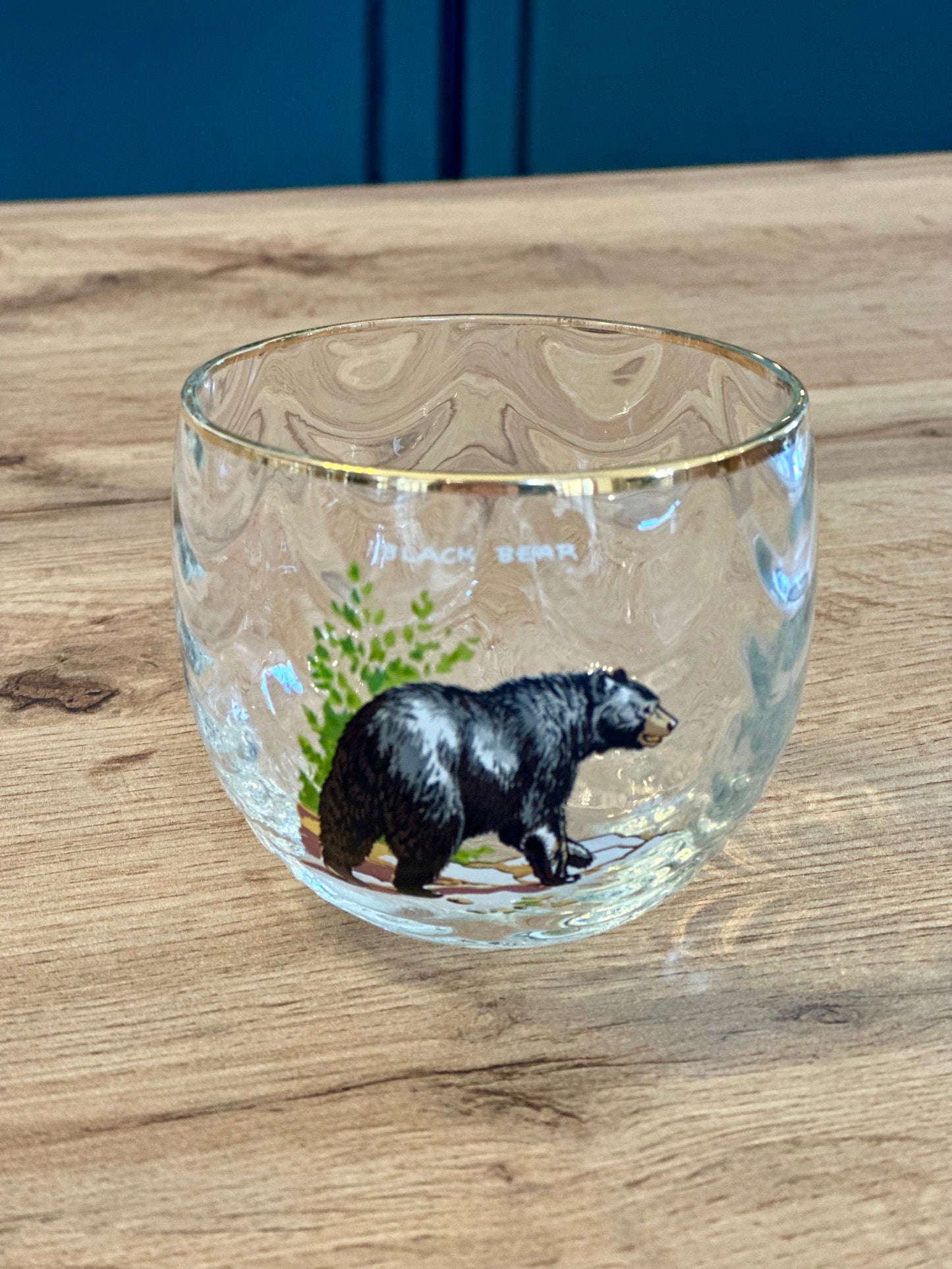 RARE 🥃 Ned Smith “Big Game” Low Ball Whiskey Glasses (Set of 8)