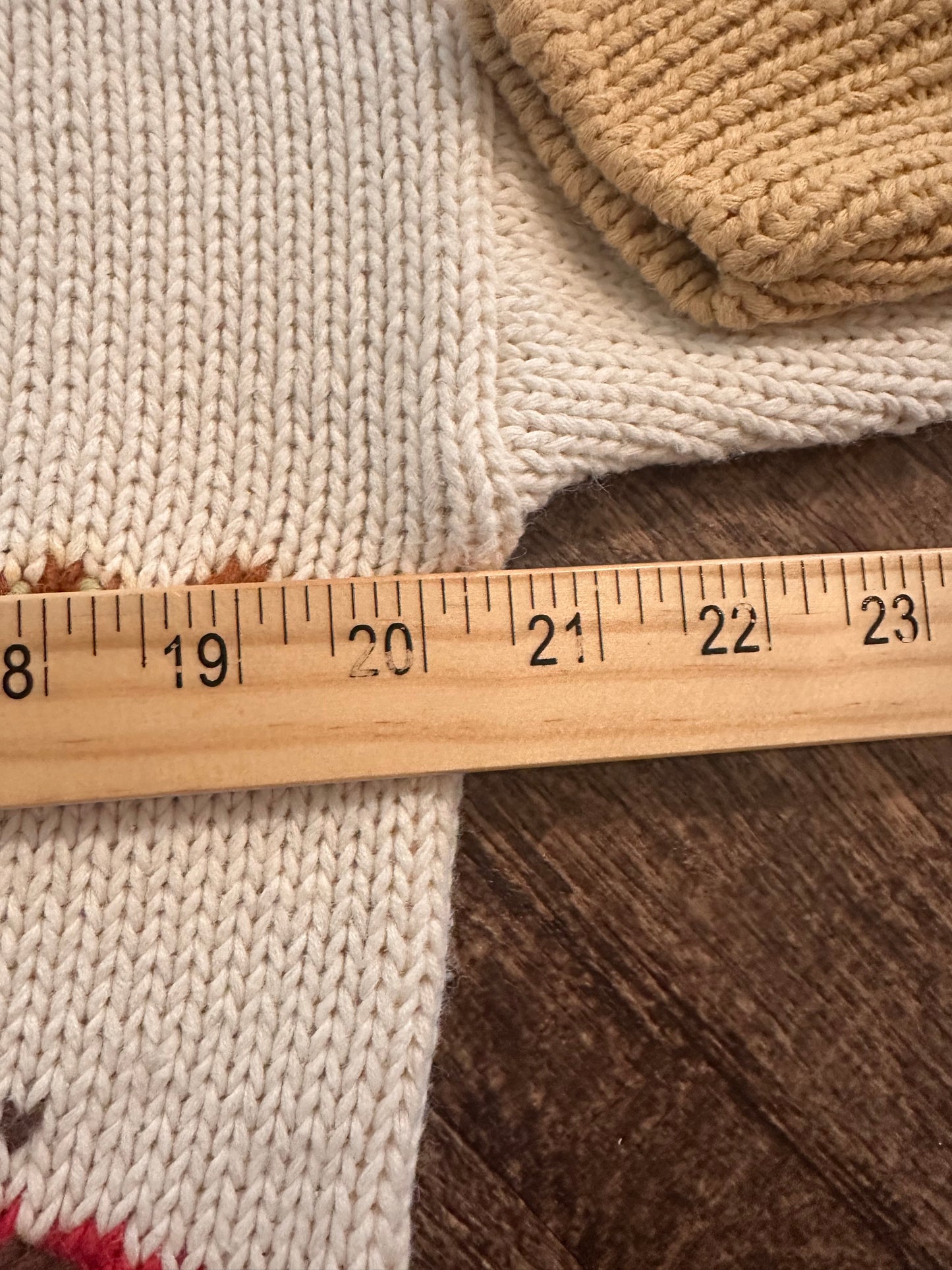 Vintage Orvis Sweater (XL) Autumn Pumpkin Scene
