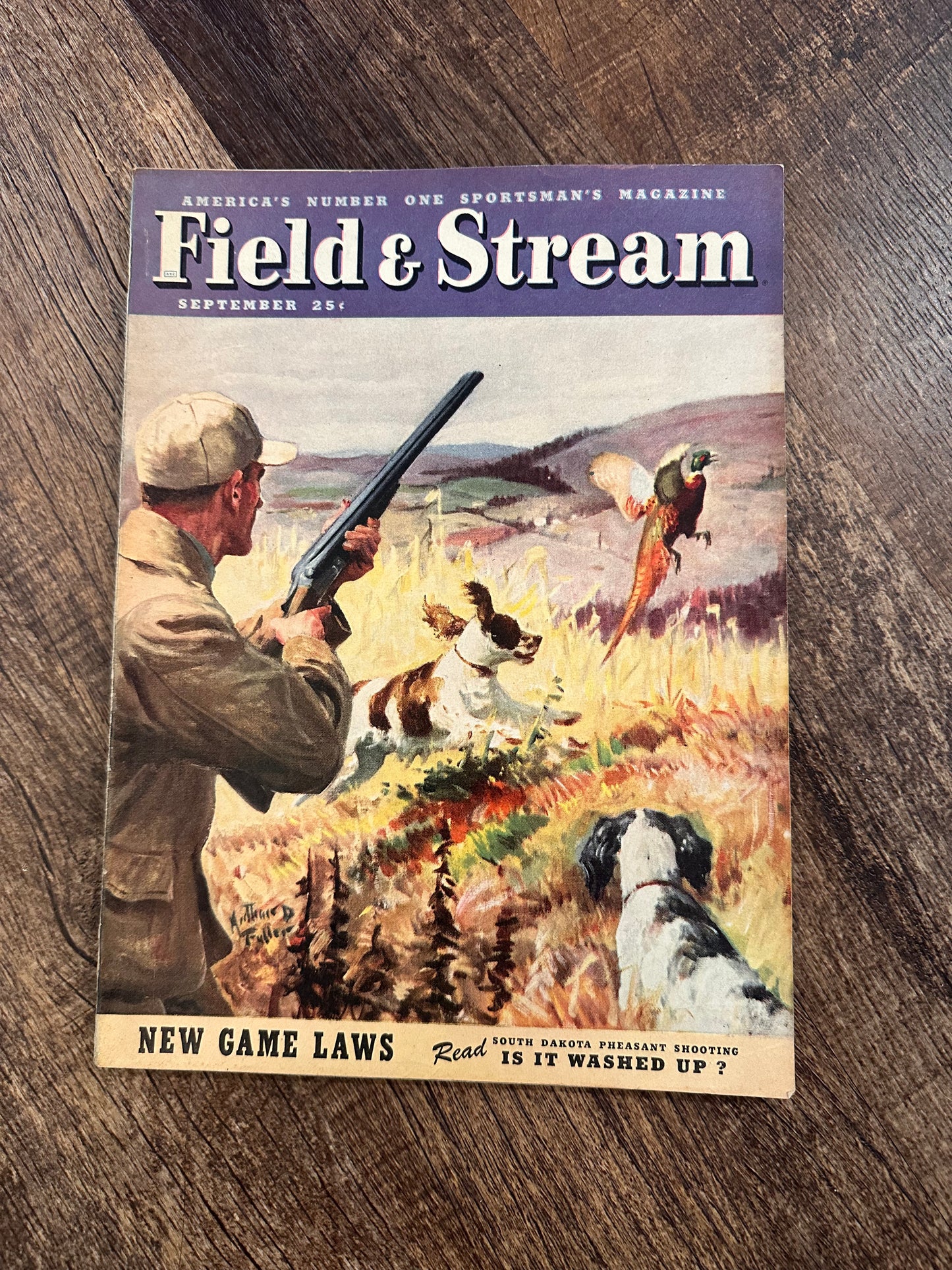 Vintage Field & Stream Magazine - September 1947