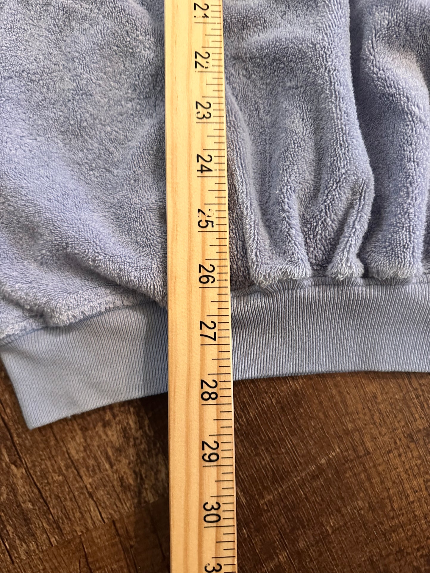 Vintage Orvis 1/4 Zip (XXL) Terry Cloth Embroidered Creel Rods Logo - Periwinkle
