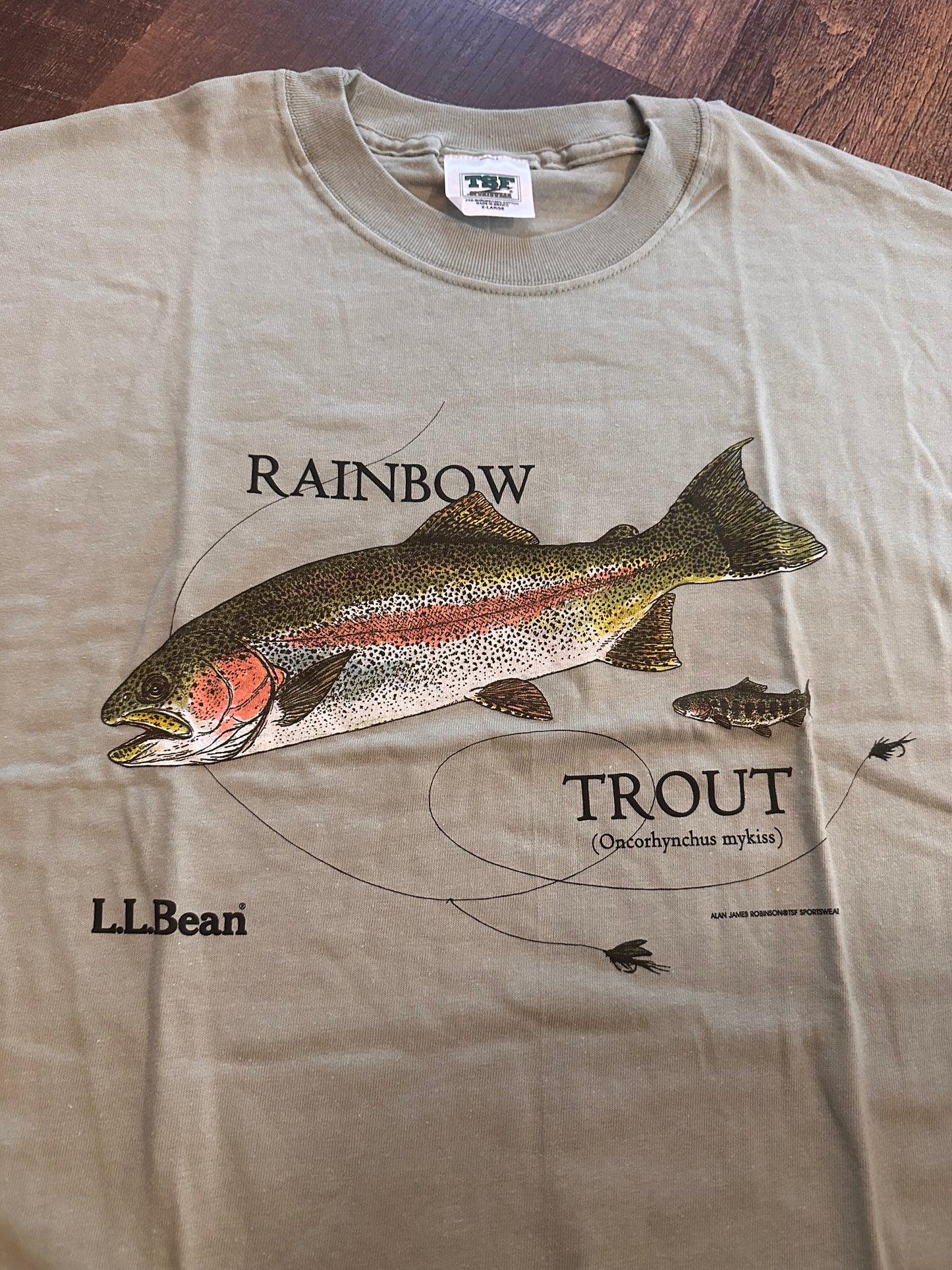 Vintage MINT L.L. Bean Rainbow Trout T-shirt