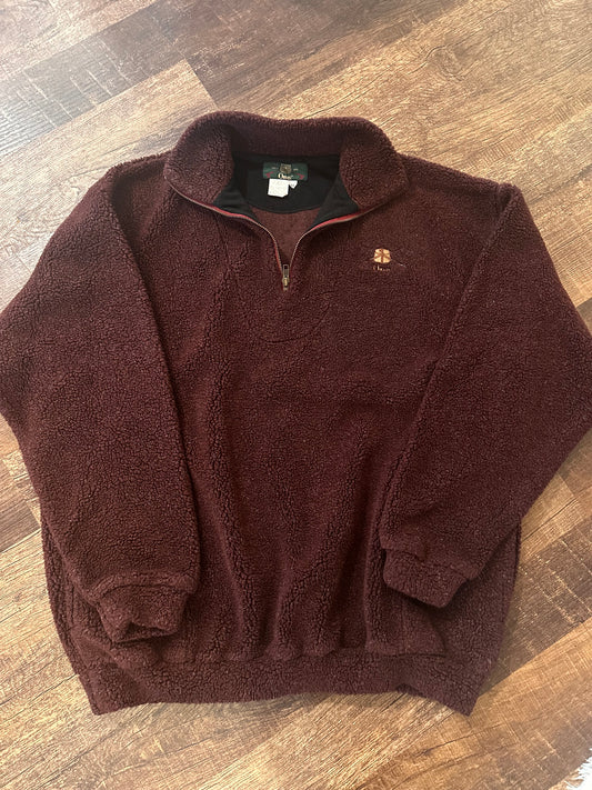 Vintage Orvis Sherpa (XL) Embroidered Creel Logo - Purple