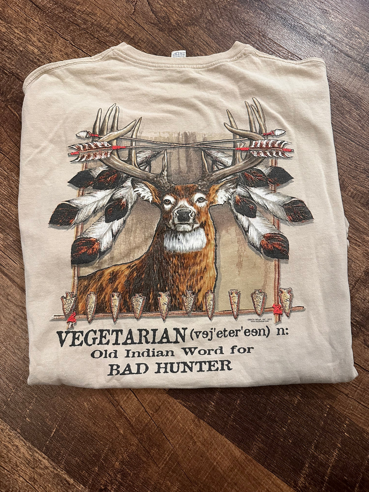 Buck Wear Tshirt (XL) Vegetarian