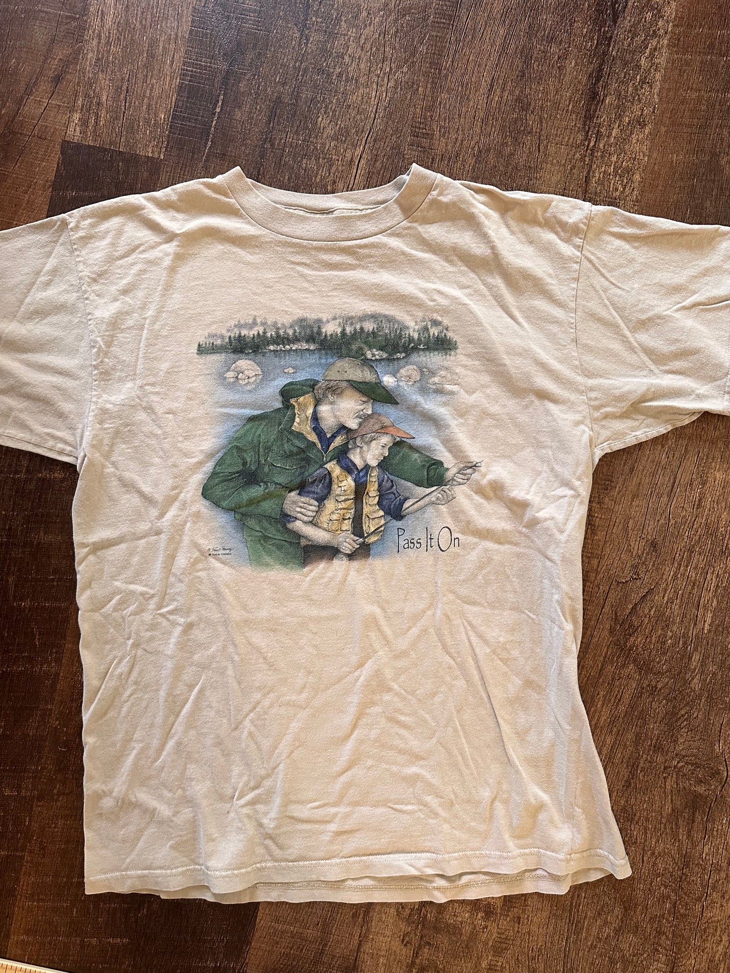 Vintage Peggy Murray T (XL) “Pass it on”