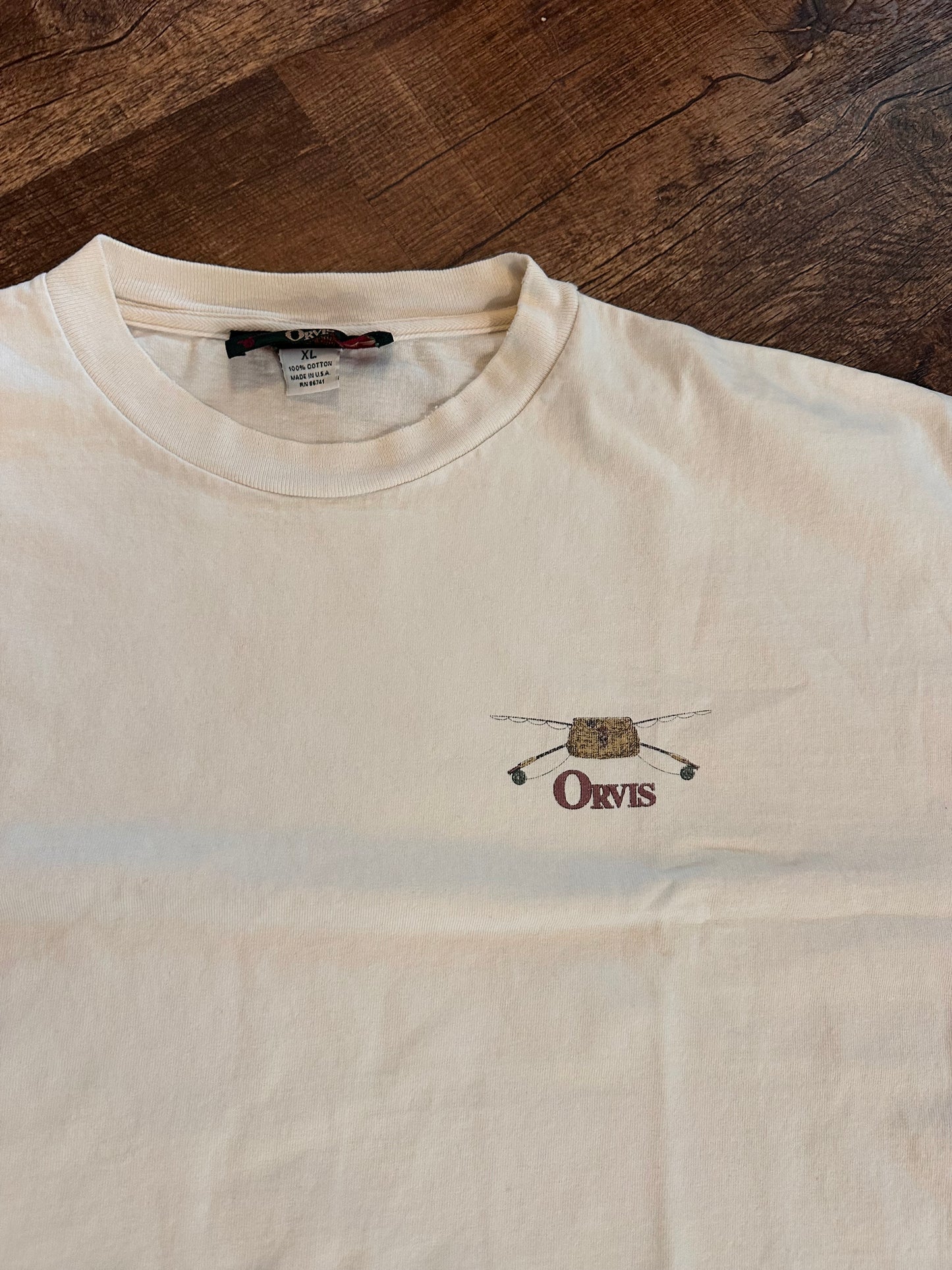 Vintage Orvis T (XL) Back & Front Graphics
