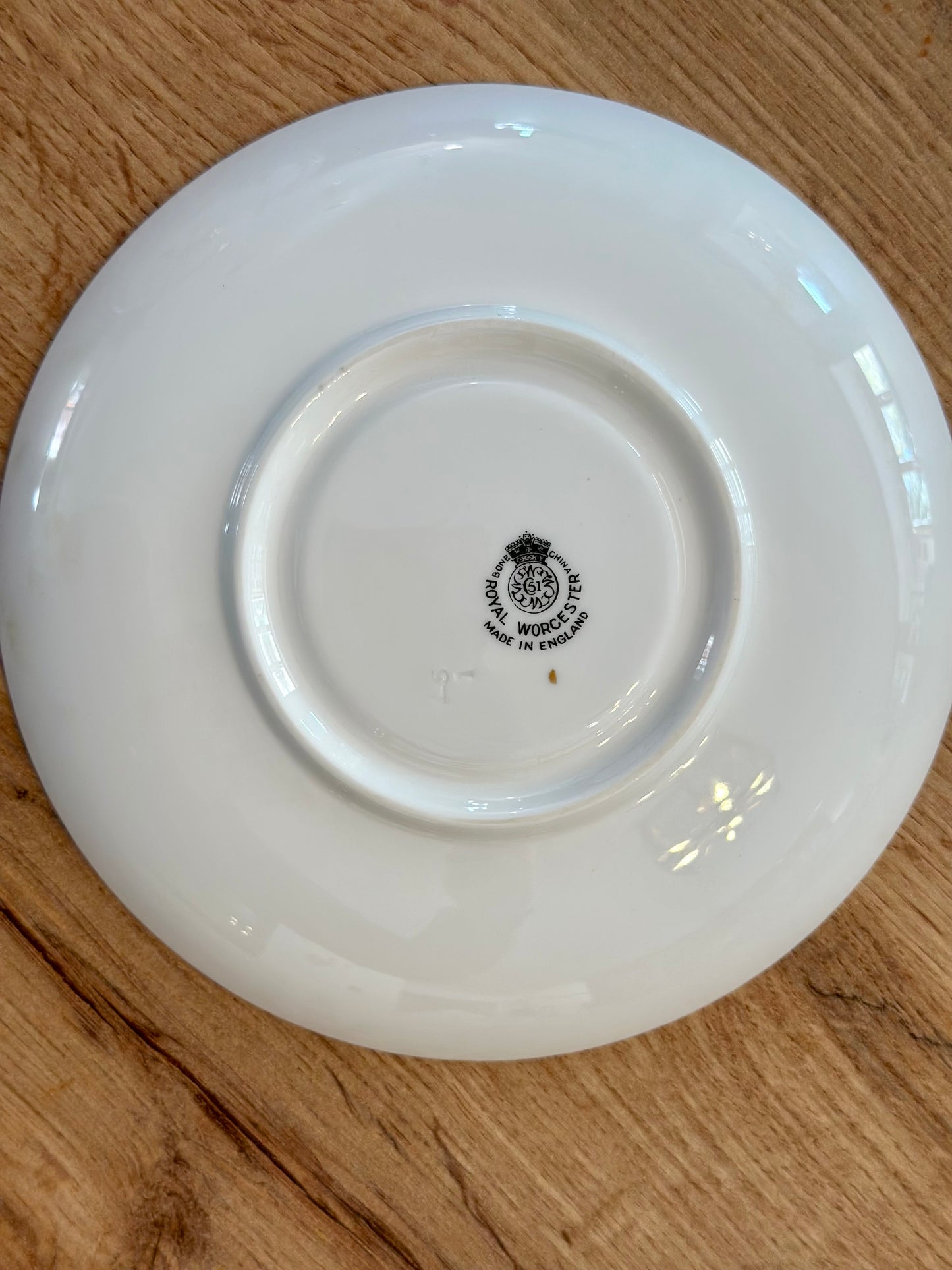 Vintage Royal Worcester Cup and Saucer - “To A Very Important Person” Fly Fishing and Trout Scenes