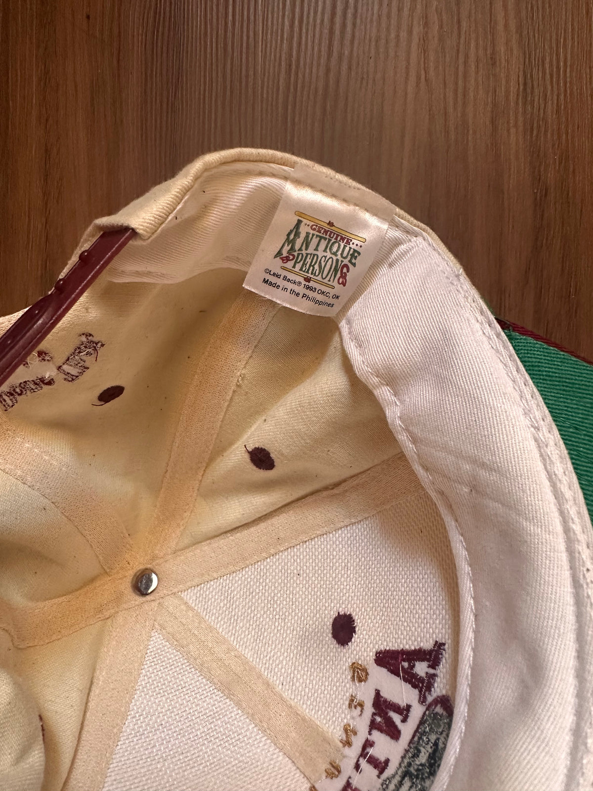 Vintage Antique Fisherman SnapBack