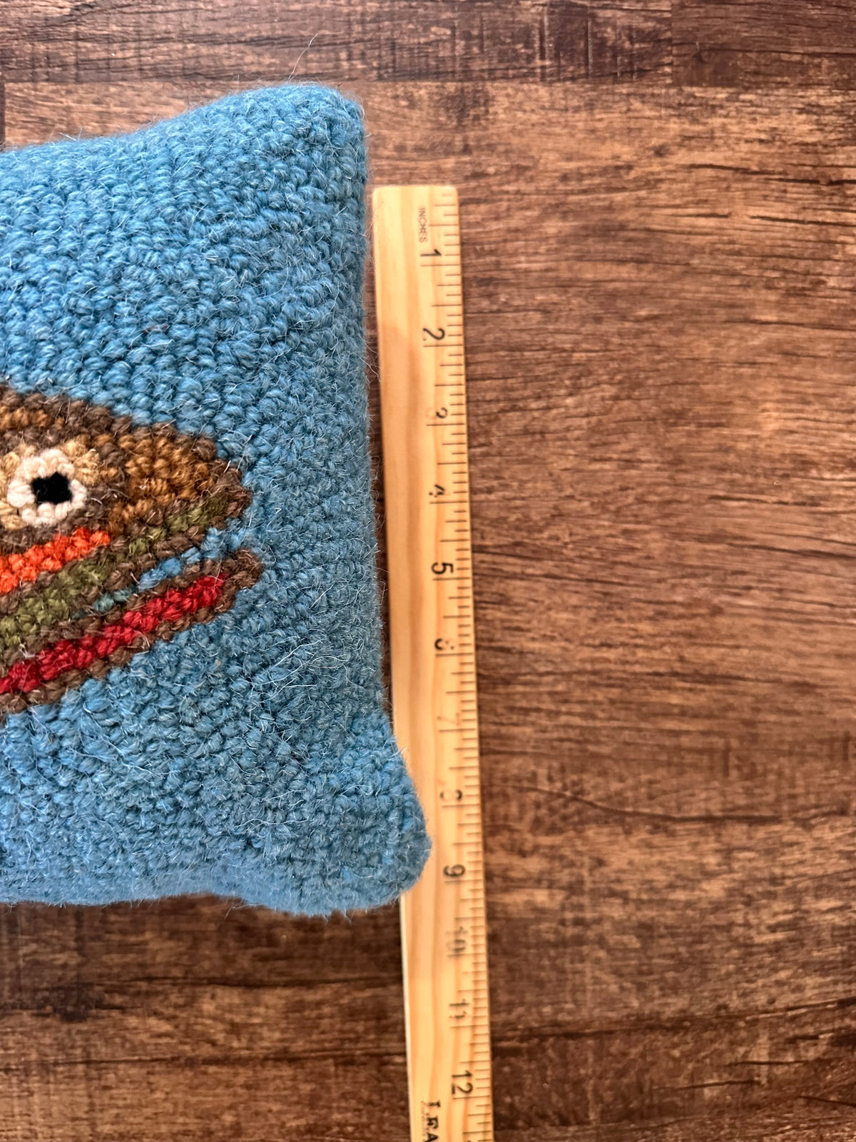 Grandin Road Trout Hook Pillow Large 22”x8”